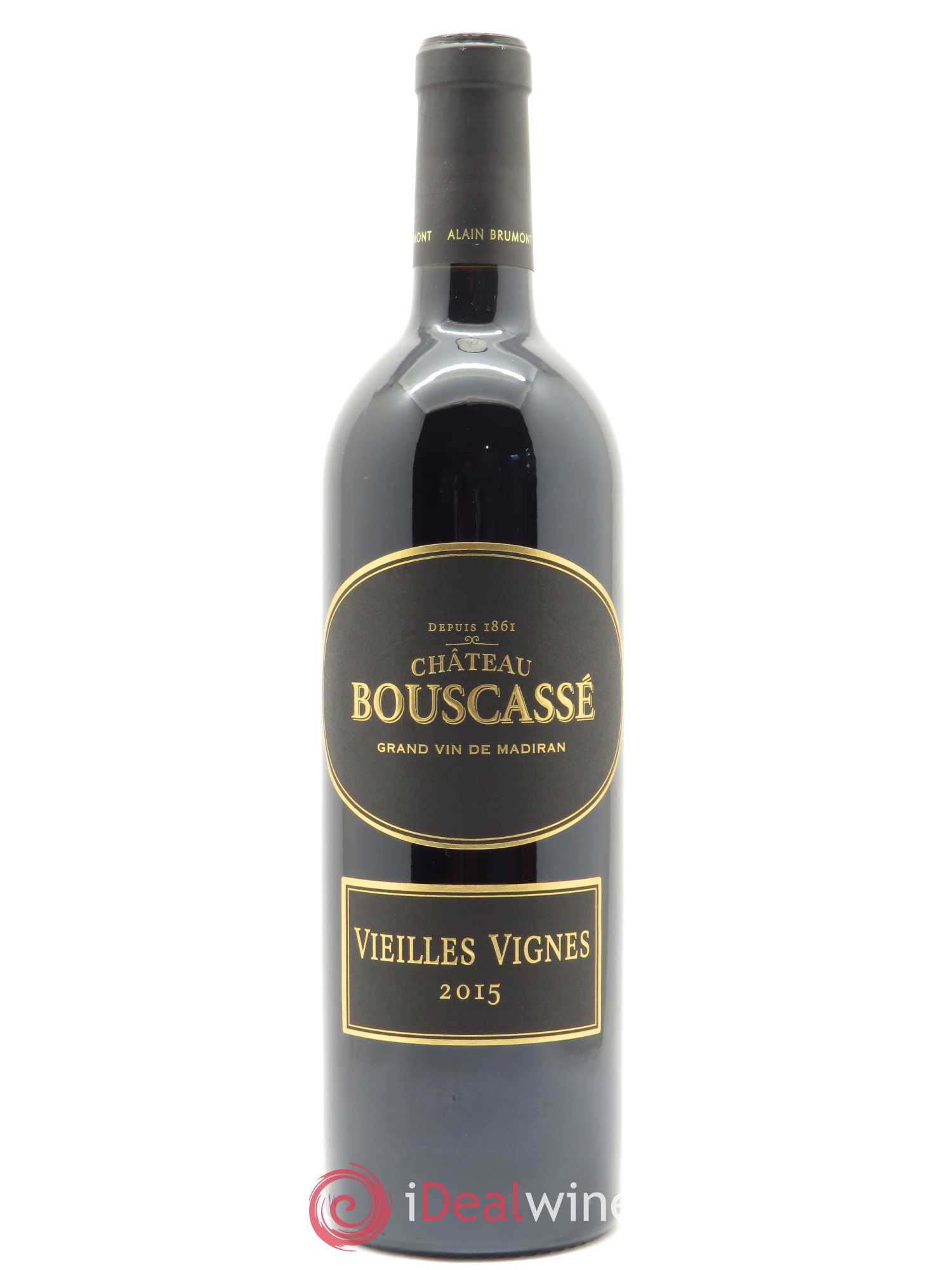 Madiran Vieilles Vignes Château Bouscassé - Alain Brumont 2015 - Lot de 1 bouteille - 0