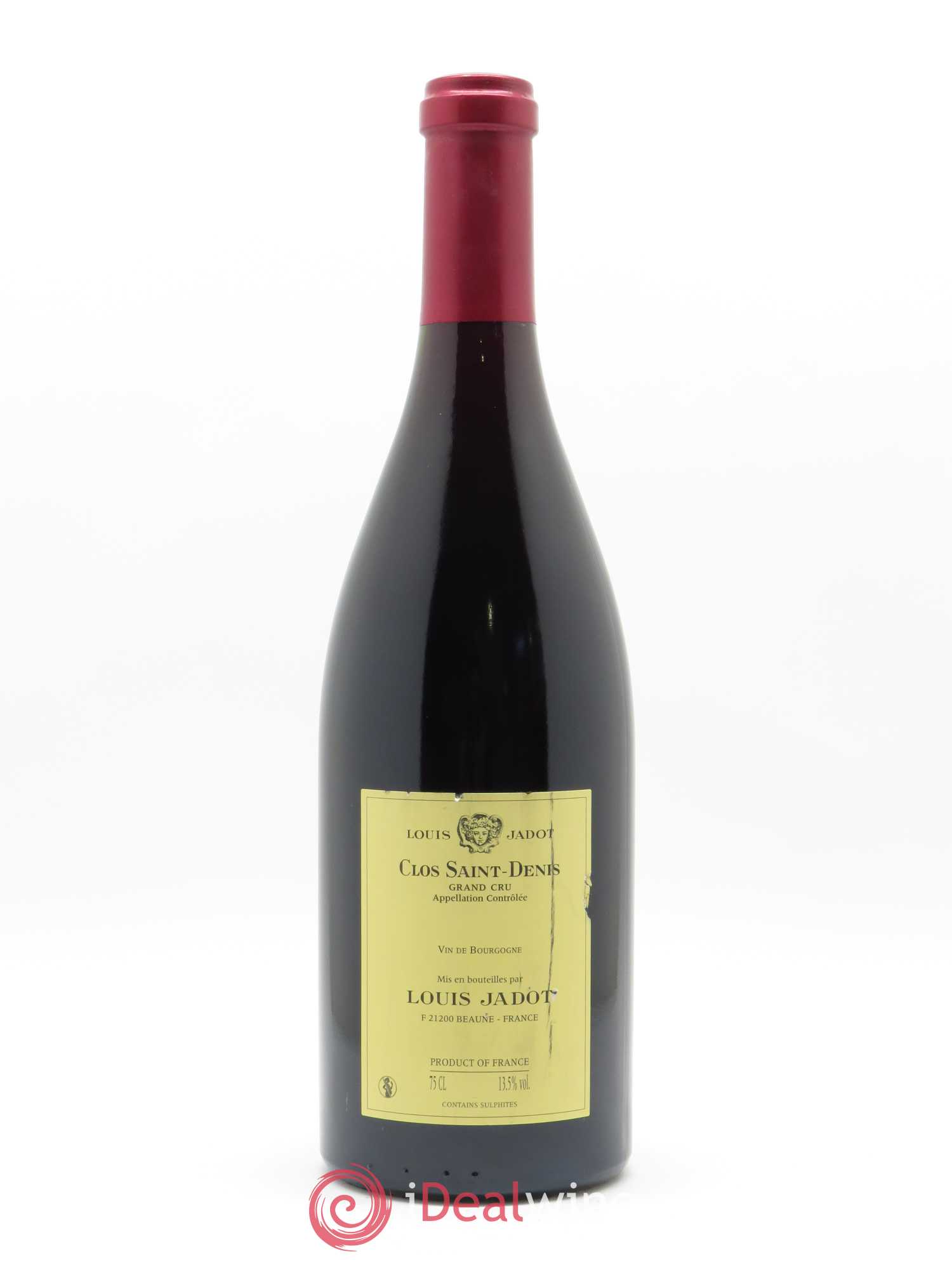 Clos Saint-Denis Grand Cru Maison Louis Jadot 2011 - Lot de 1 bouteille - 1
