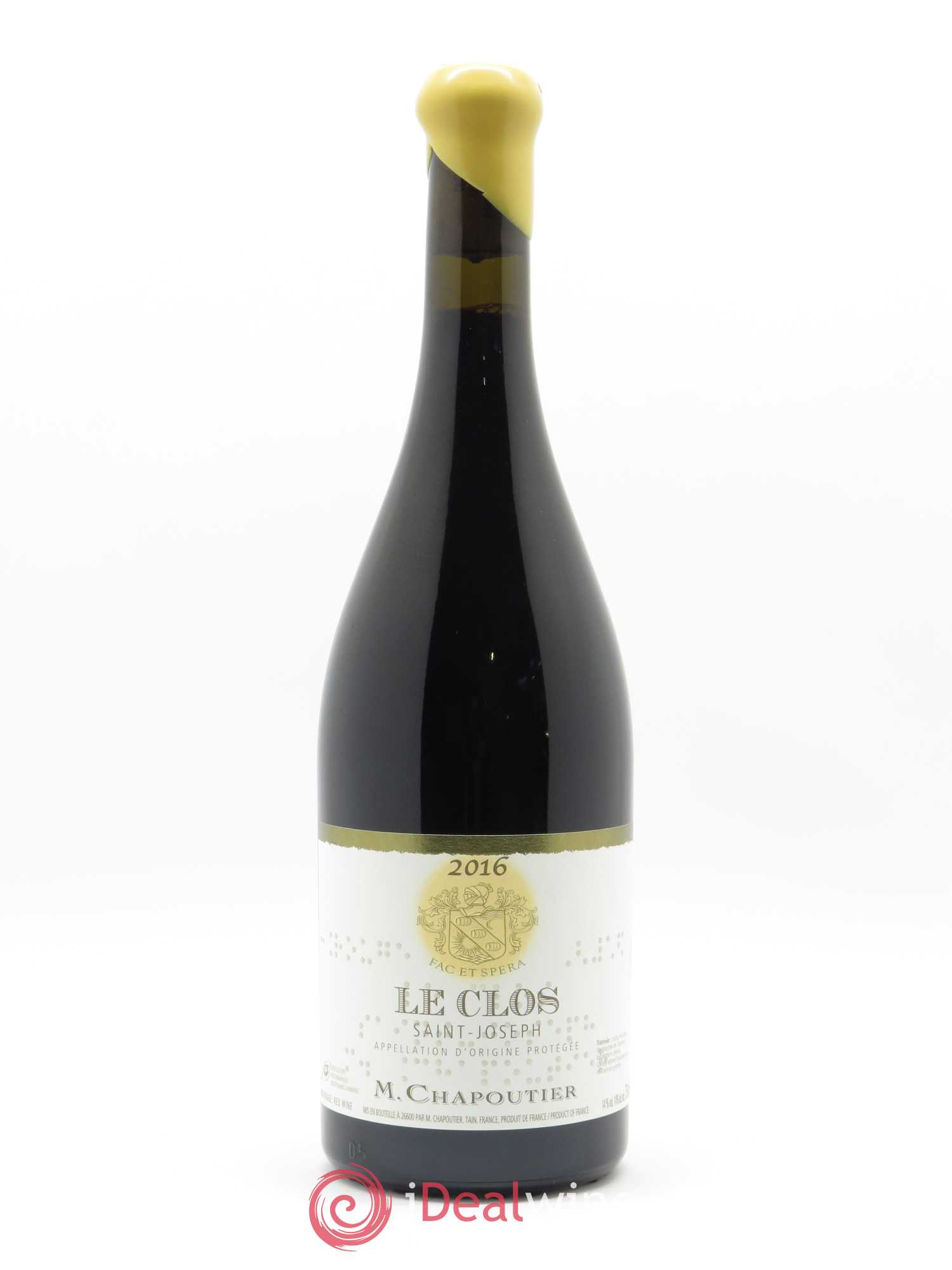 Saint-Joseph Le Clos Chapoutier 2016 - Lot de 1 bouteille - 0