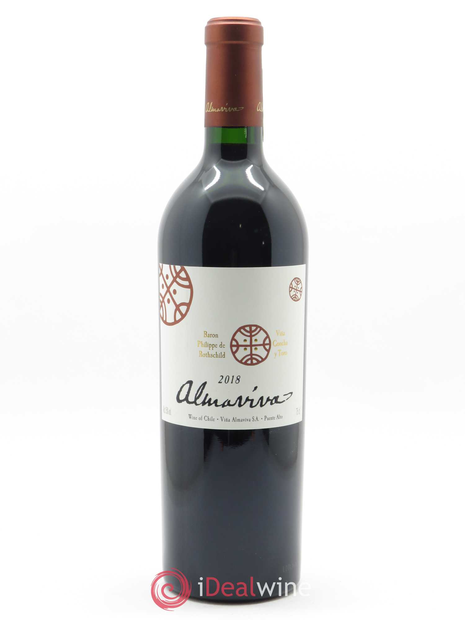 Chili Almaviva Baron P. de Rothschild Concha y Toro (CBO à partir de 6 BTE) 2018 - Posten von 1 Flasche - 0