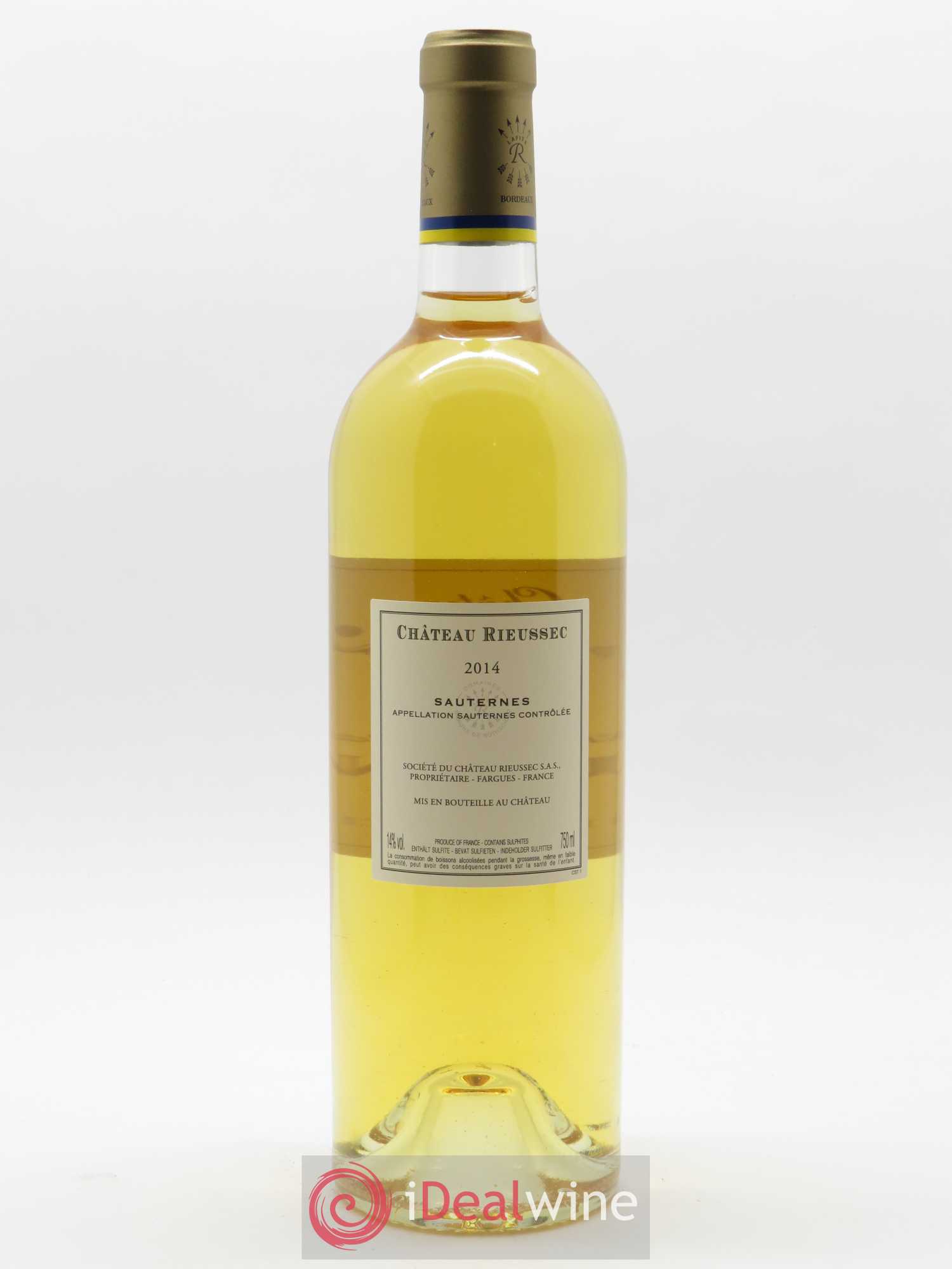 Château Rieussec 1er Grand Cru Classé 2014 - Posten von 1 Flasche - 1
