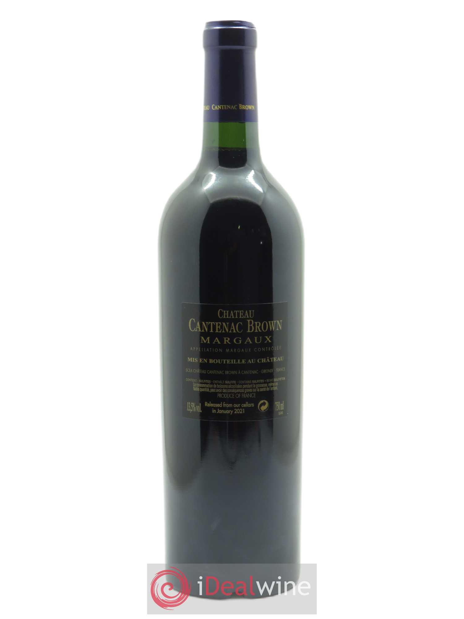 Château Cantenac Brown 3ème Grand Cru Classé (CBO à partir 6 bts) 2009 - Lot de 1 bouteille - 1