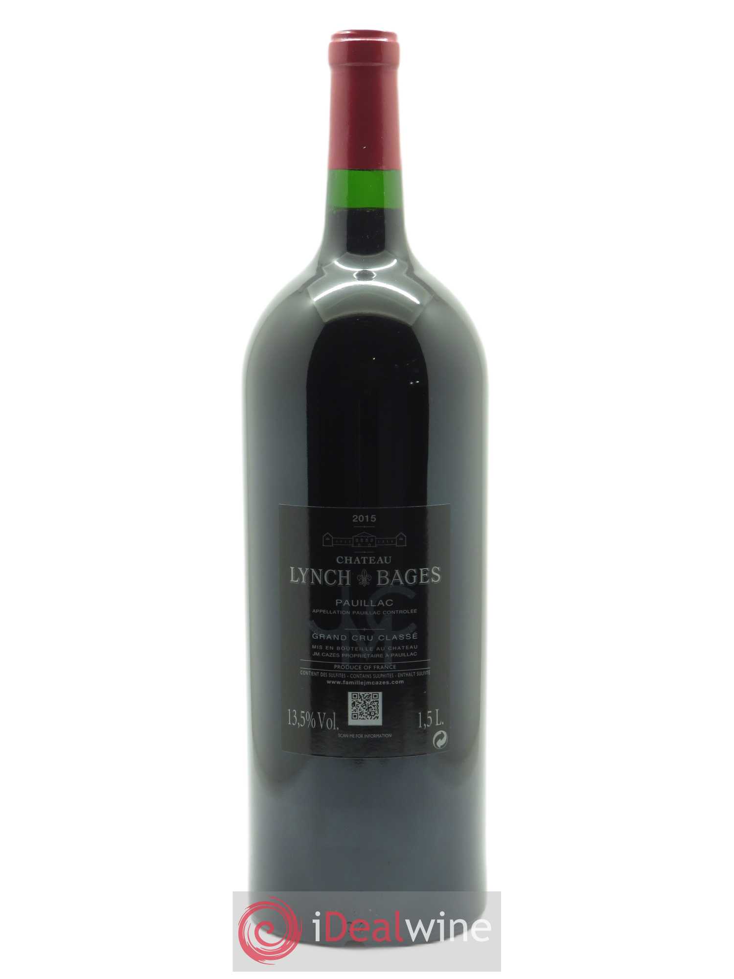 Château Lynch Bages 5ème Grand Cru Classé (CBO à partir 6 mgs) 2015 - Lot de 1 magnum - 1