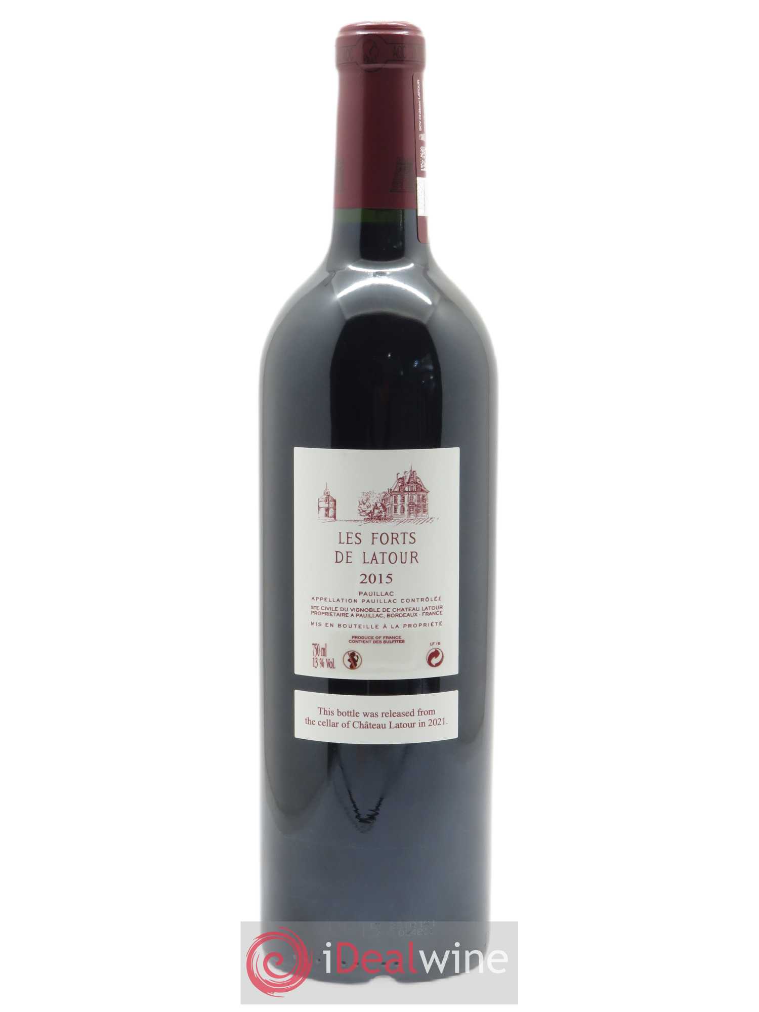 Les Forts de Latour Second Vin (CBO à partir de 6 bts) 2015 - Lot de 1 bouteille - 1