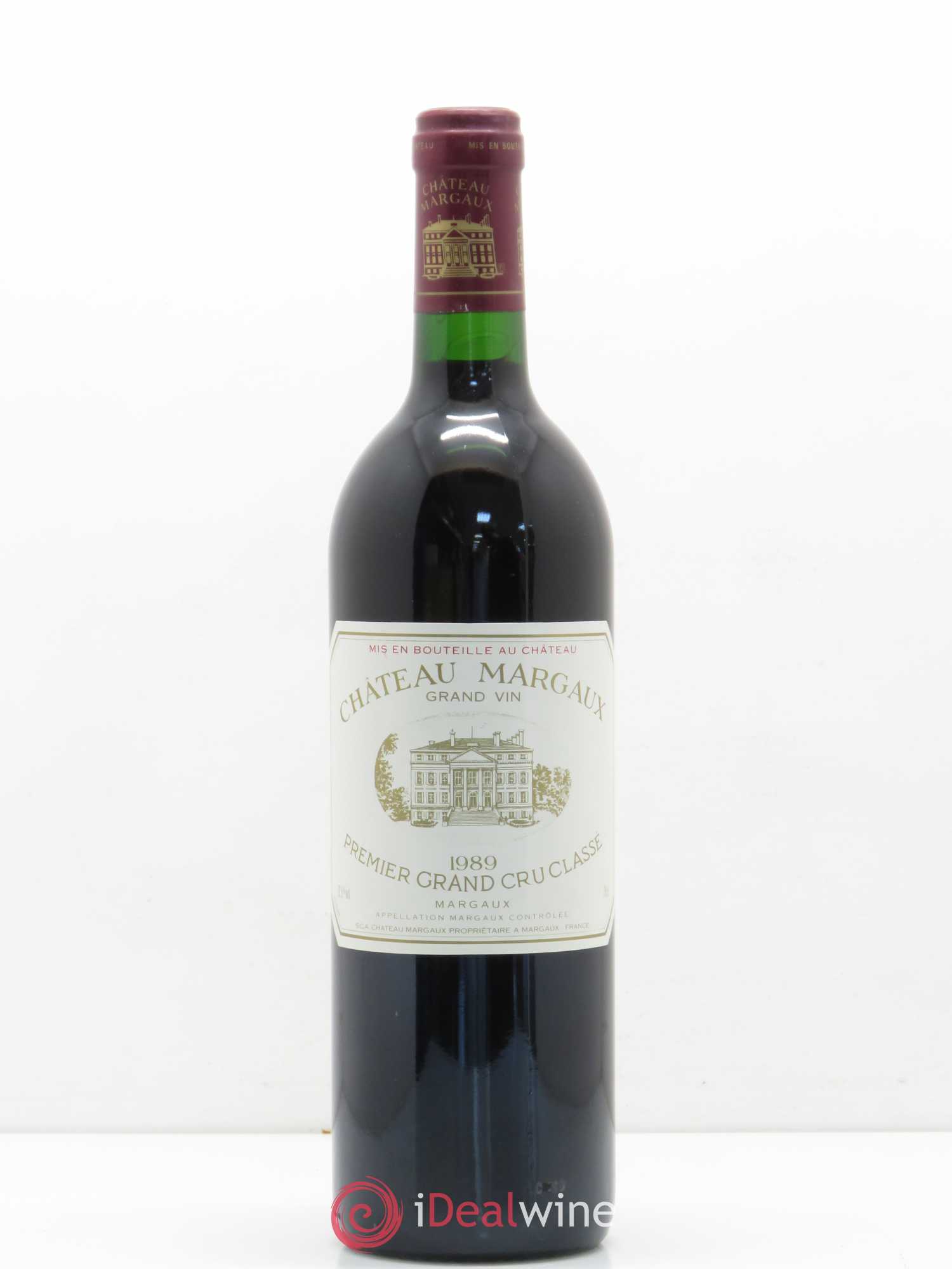 Château Margaux 1er Grand Cru Classé 1989 - Lot de 1 bouteille - 0