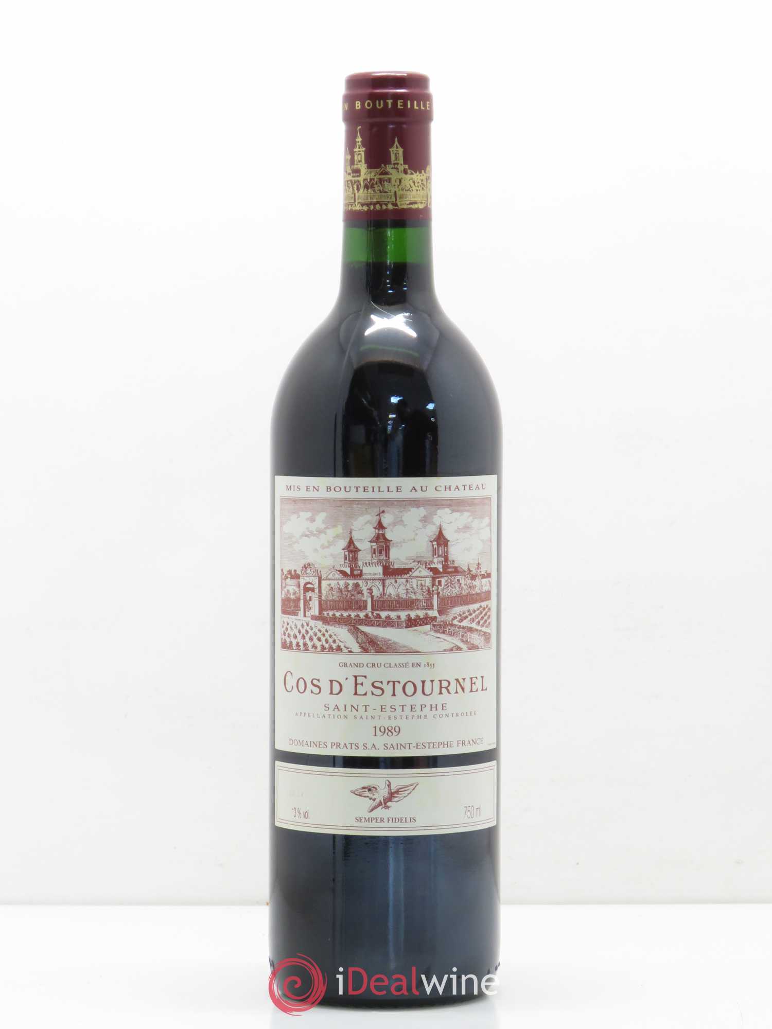 Cos d'Estournel 2ème Grand Cru Classé 1989 - Lot de 1 bouteille - 0