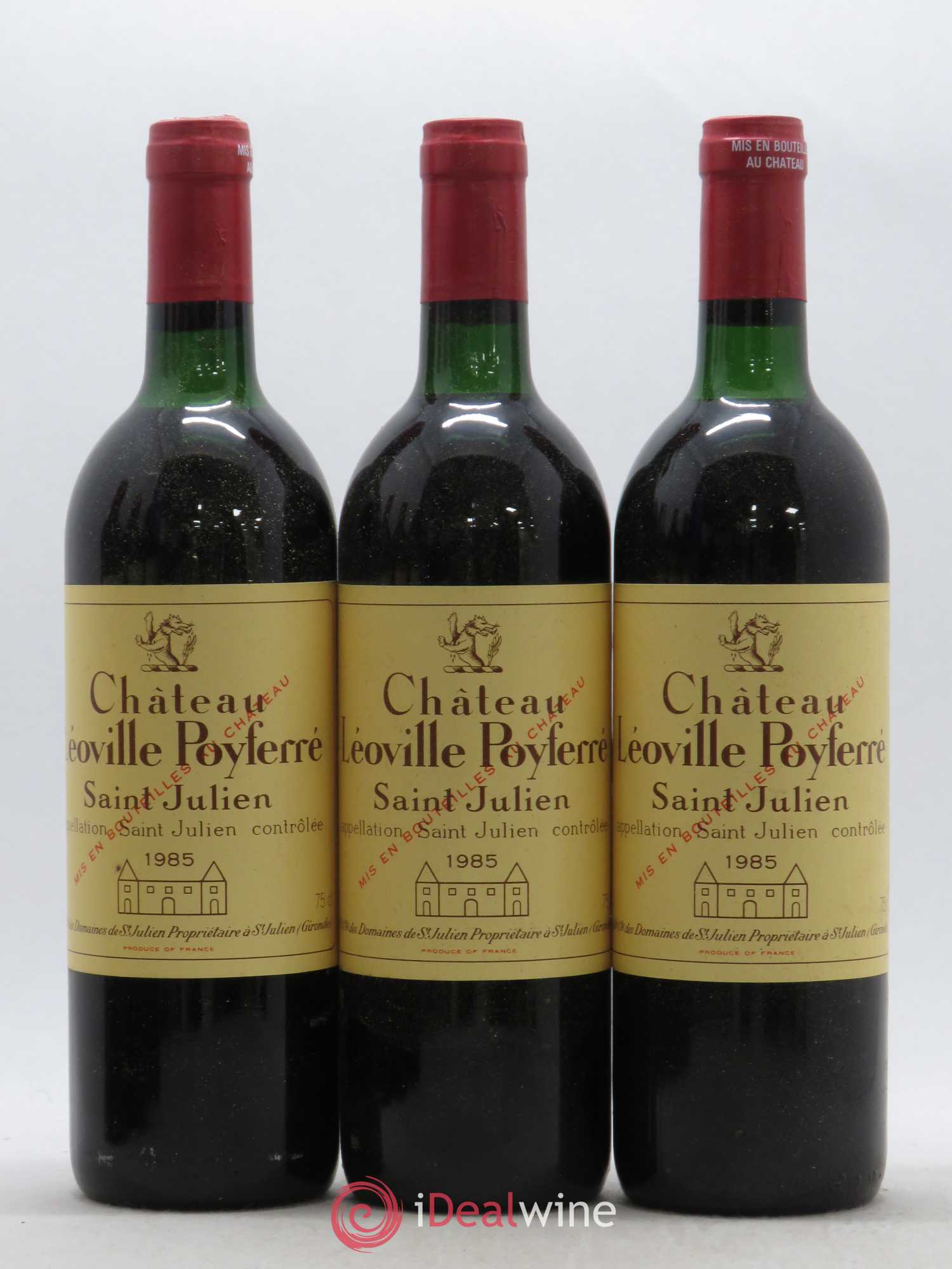 Château Léoville Poyferré 2ème Grand Cru Classé 1985 - Lot de 12 bouteilles - 2