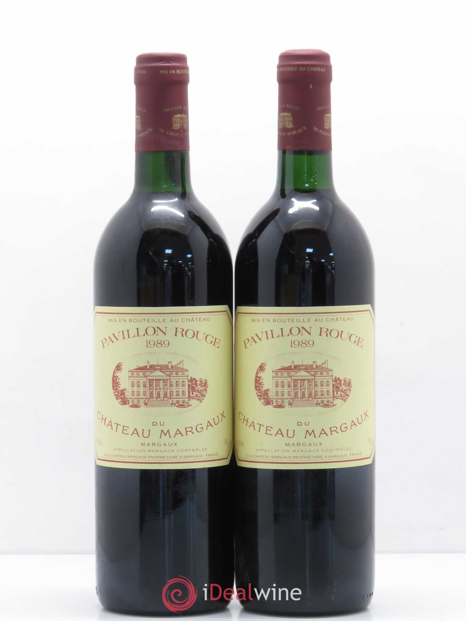Pavillon Rouge du Château Margaux Second Vin 1989 - Lot de 2 bouteilles - 0