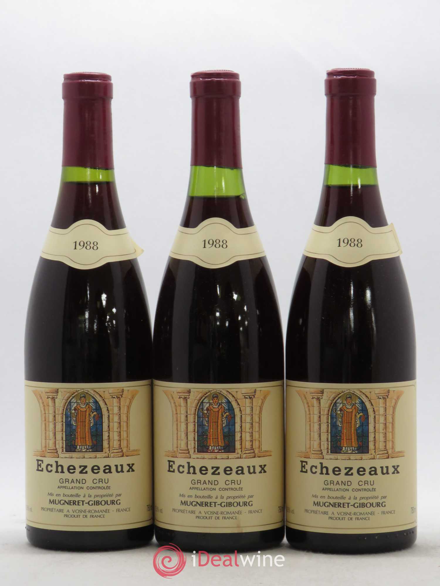 Echezeaux Grand Cru Mugneret-Gibourg (Domaine) 1988 - Lot de 3 bouteilles - 0
