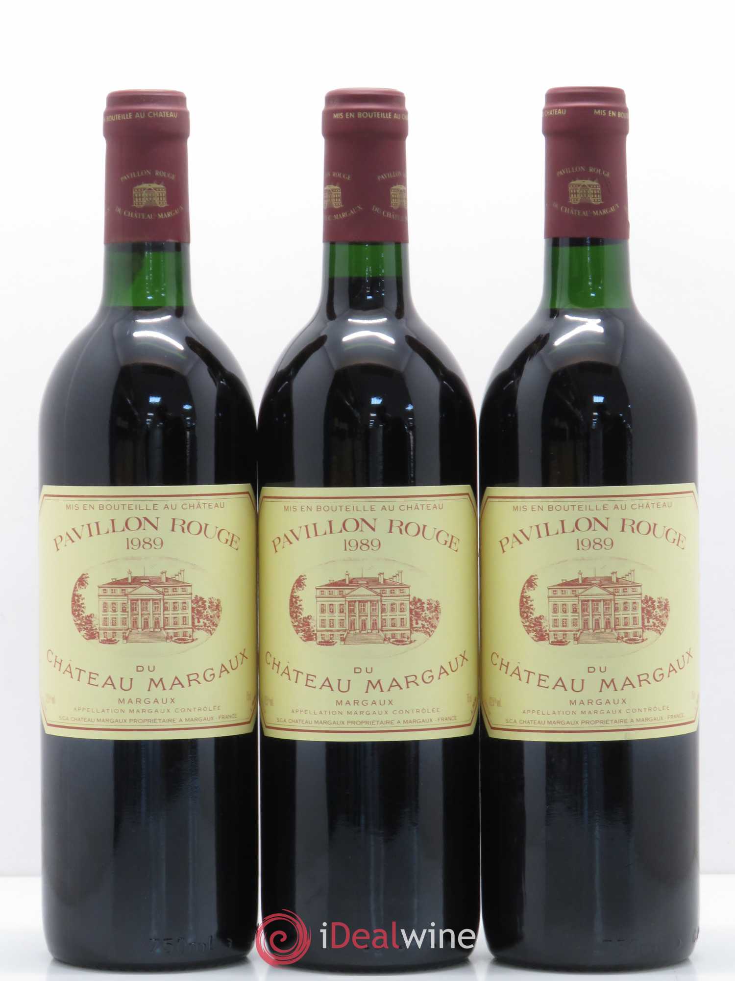 Pavillon Rouge du Château Margaux Second Vin 1989 - Lot de 12 bouteilles - 1