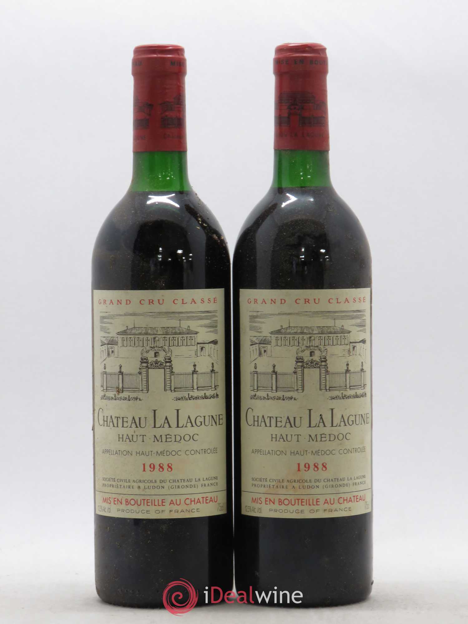 Château la Lagune 3ème Grand Cru Classé 1988 - Lot de 2 bouteilles - 0