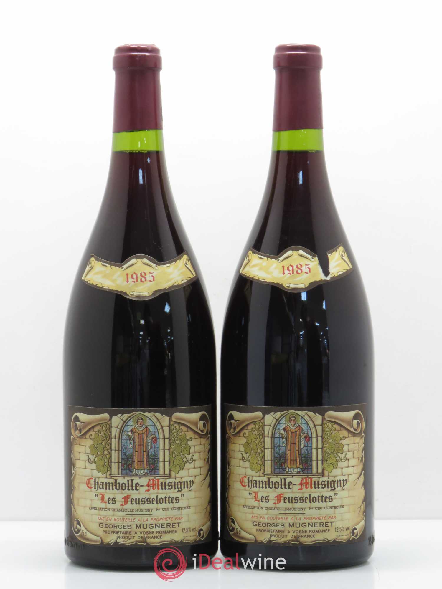 Chambolle-Musigny 1er Cru Les Feusselottes Georges Mugneret (Domaine) 1985 - Lot de 2 magnums - 0