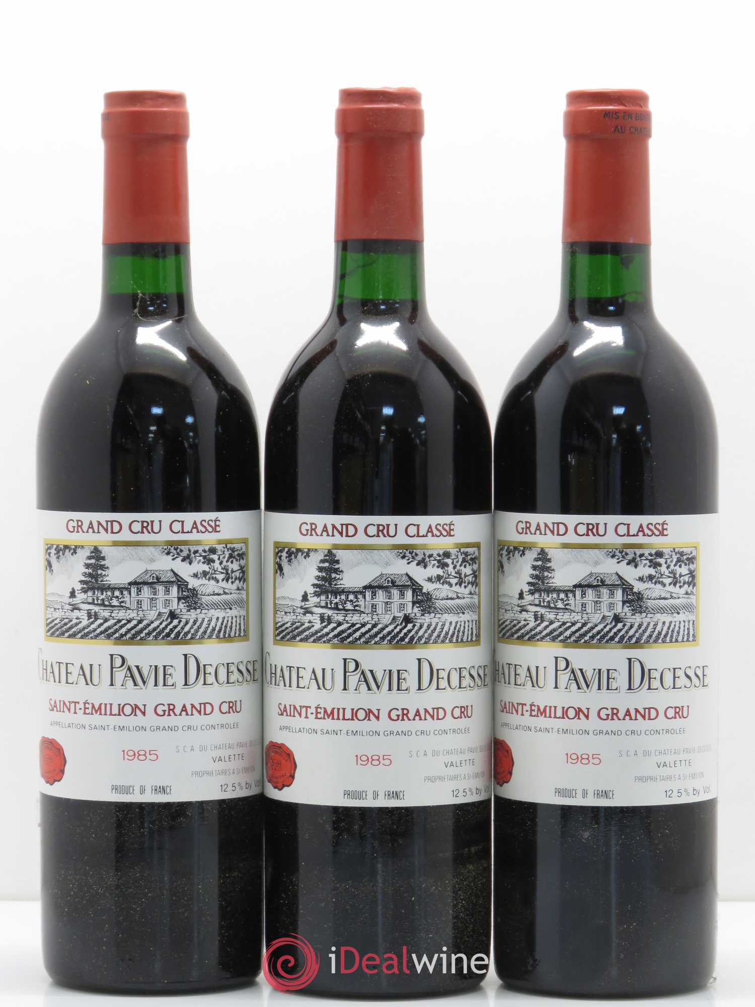 Château Pavie Decesse Grand Cru Classé 1985 - Lot de 12 bouteilles - 2