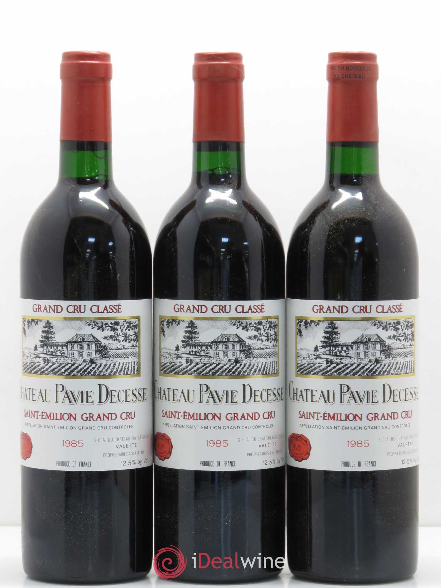 Château Pavie Decesse Grand Cru Classé 1985 - Lot de 12 bouteilles - 3