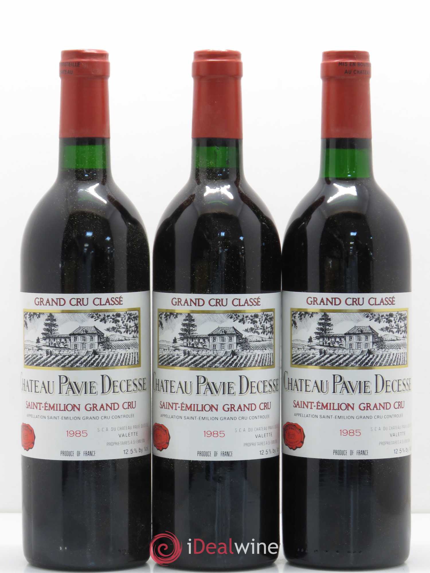 Château Pavie Decesse Grand Cru Classé 1985 - Lot de 12 bouteilles - 4