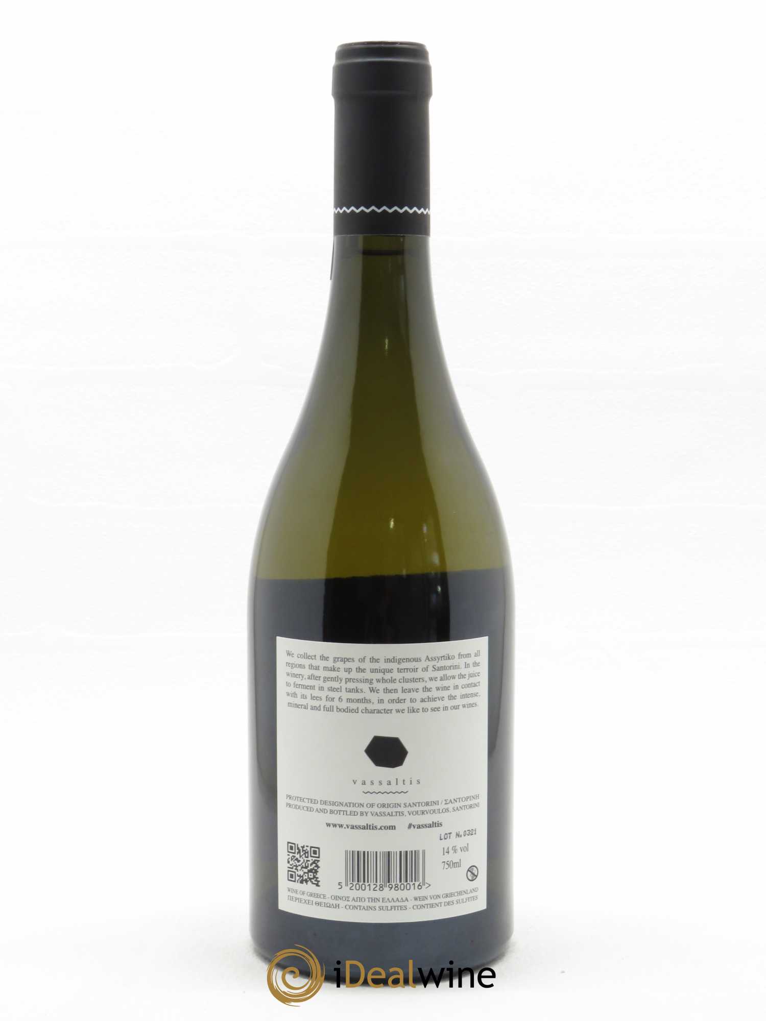 Santorini Vassaltis Assyrtiko 2020 - Lot de 1 bouteille - 1