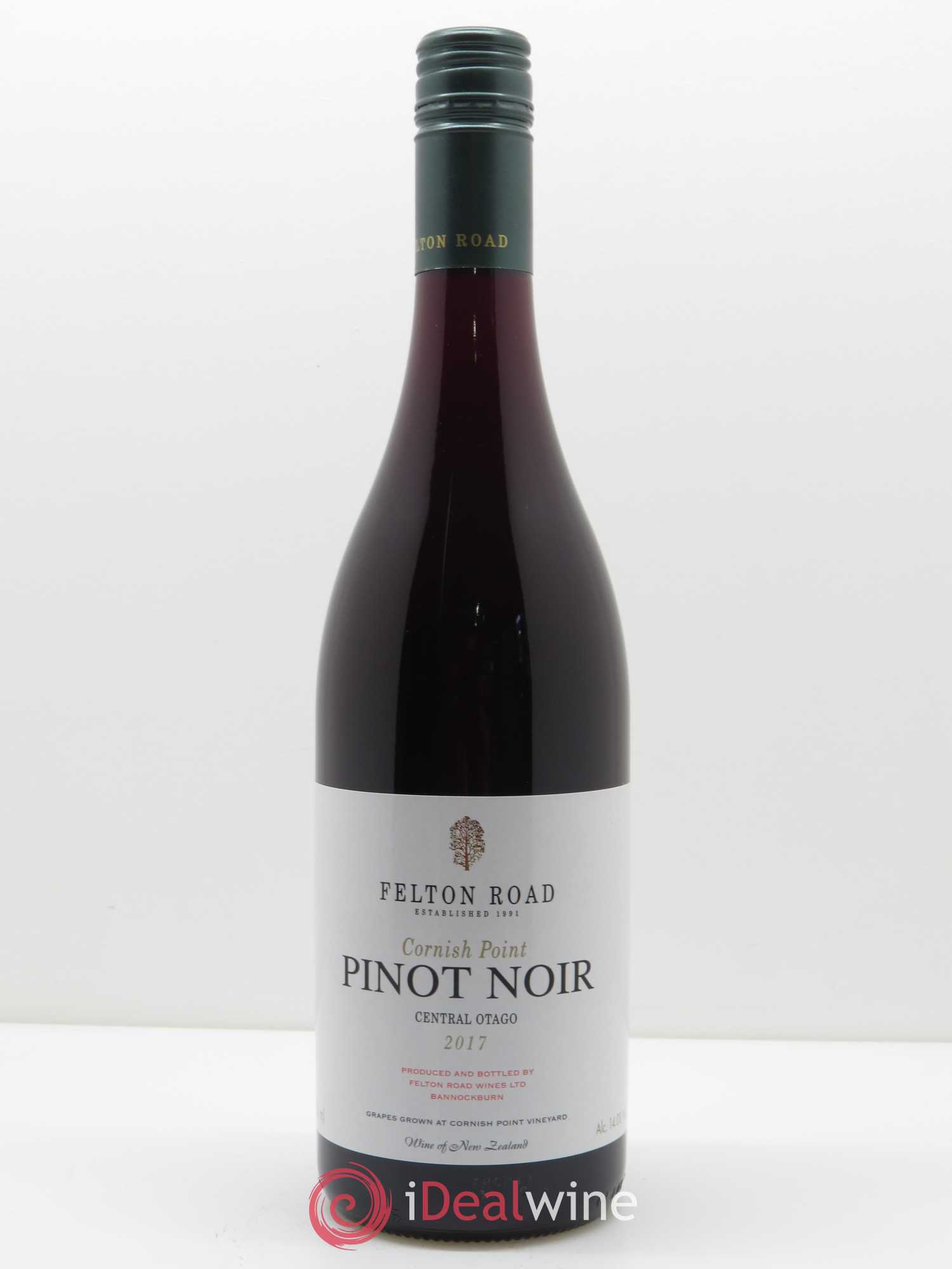 Central Otago Felton Road Cornish Point Pinot Noir 2017 - Lot de 1 bouteille - 0