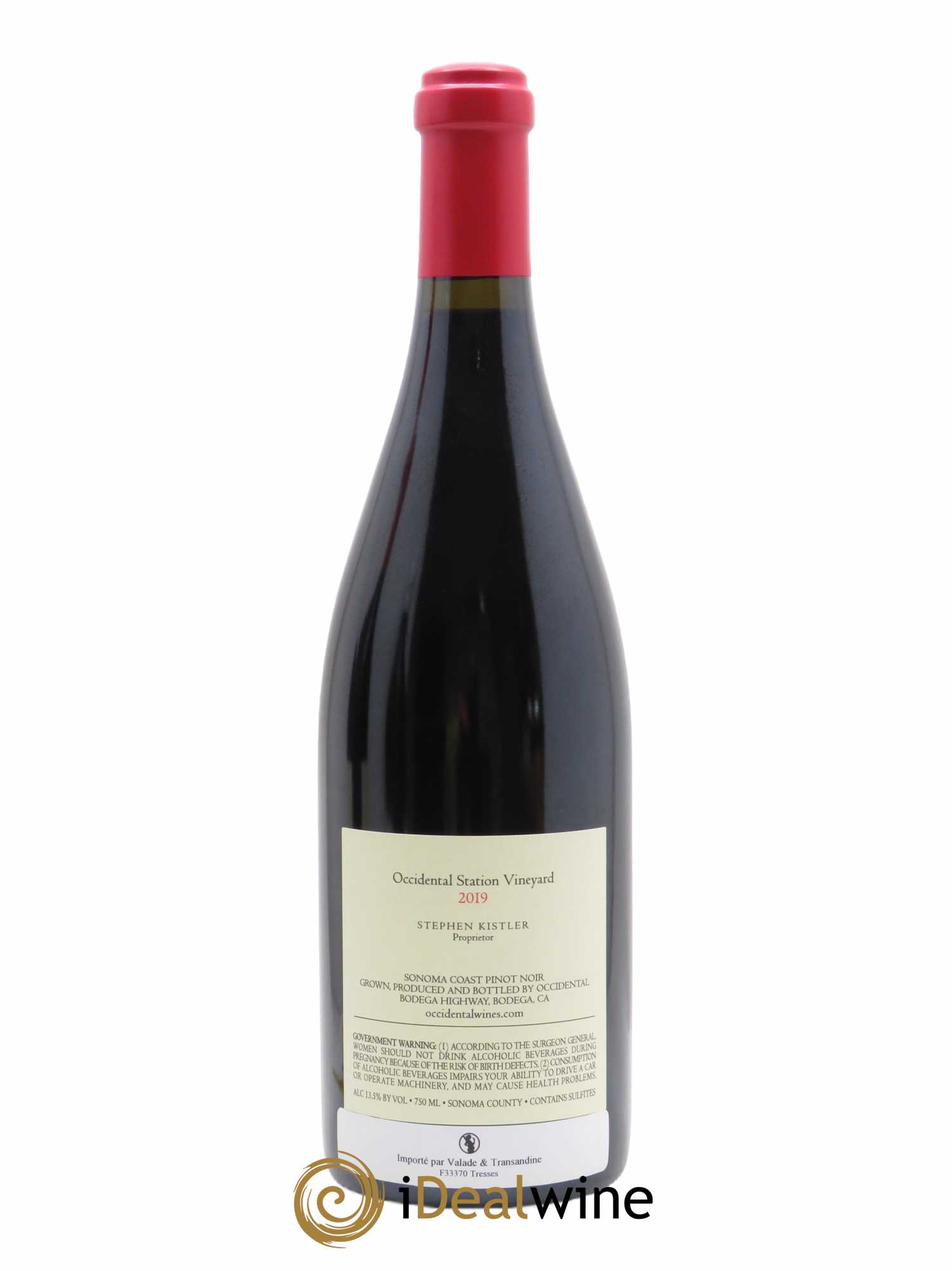 Sonoma Coast Occidental Station Vineyard 2019 - Lot de 1 bouteille - 1