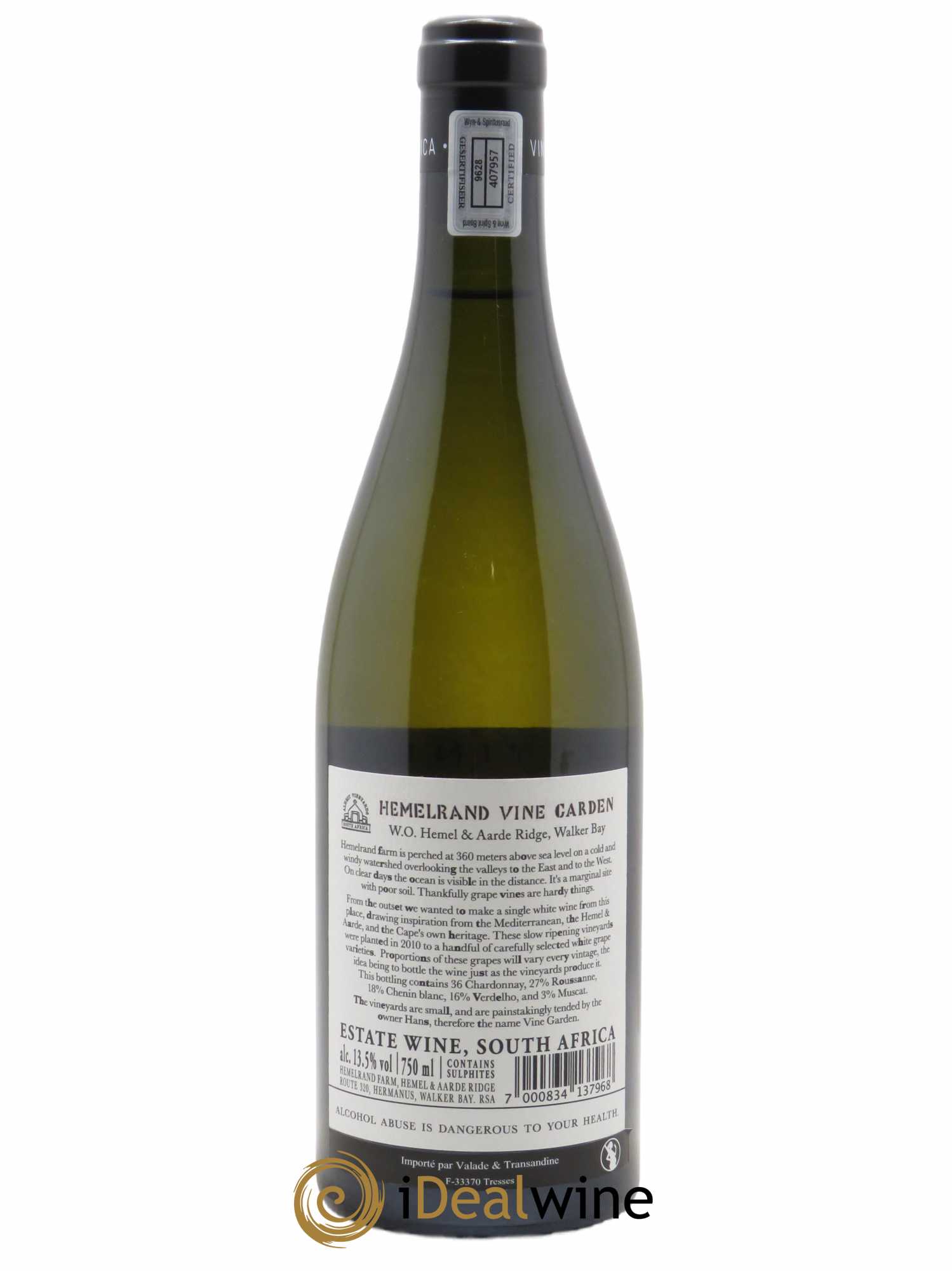 Hemel en Haarde Alheit Vineyards Hemelrand Vine Garden 2021 - Lot de 1 bouteille - 1