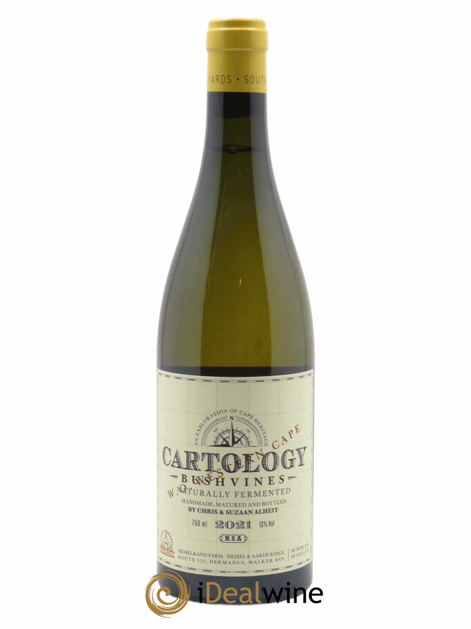 Western Cape Alheit Vineyards Cartology 2021 - Lot of 1 bottle - 0