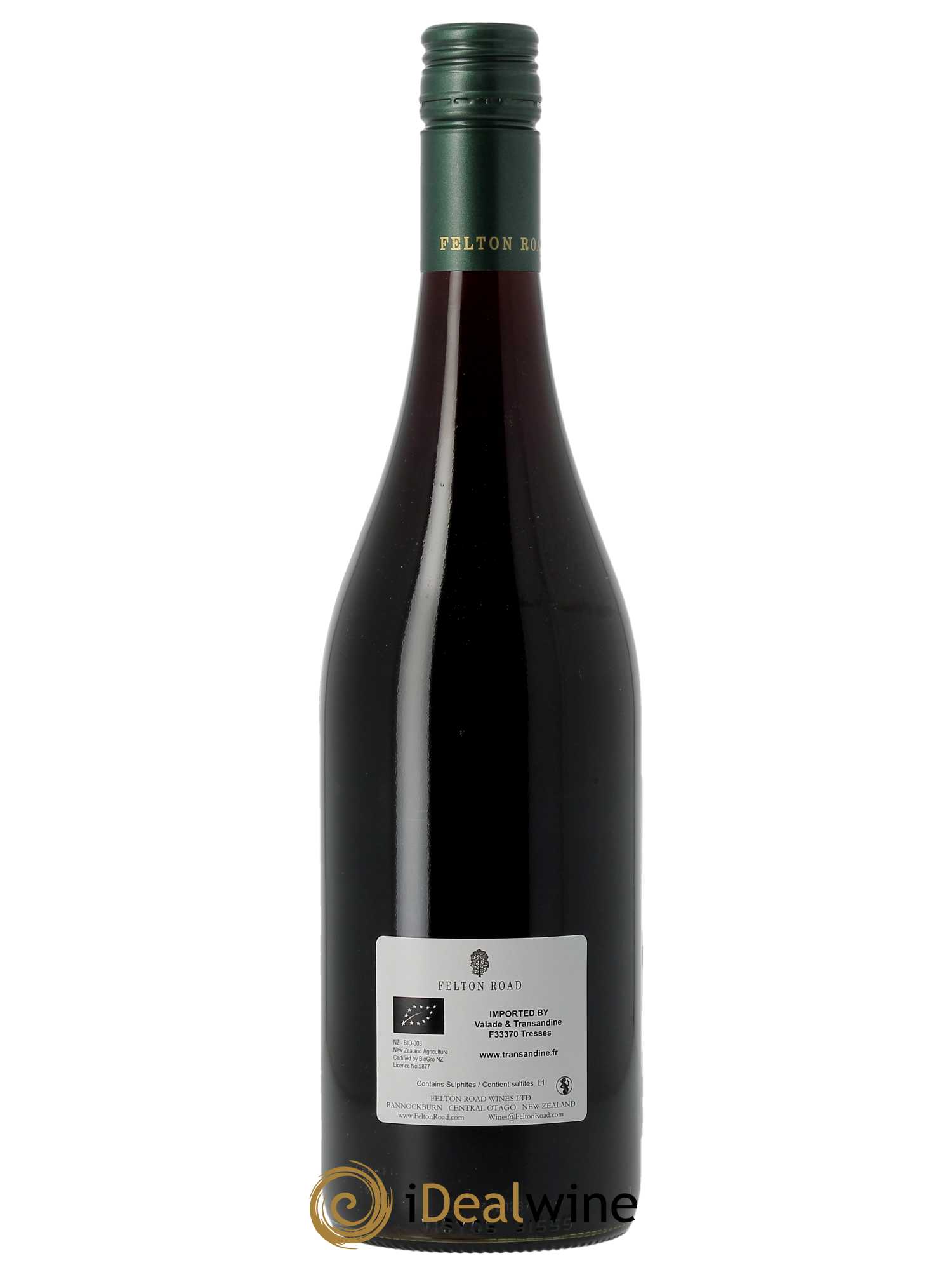 Central Otago Felton Road Bannockburn Pinot Noir 2021 - Lot of 1 bottle - 1