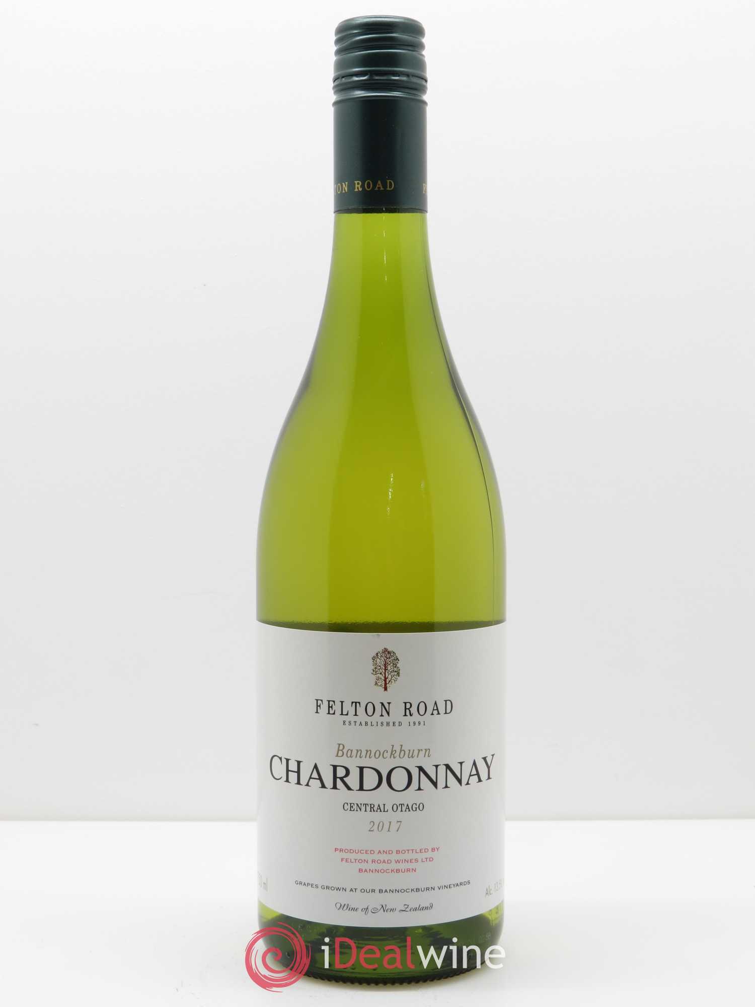 Central Otago Felton Road Bannockburn Chardonnay 2017 - Lot de 1 bouteille - 0