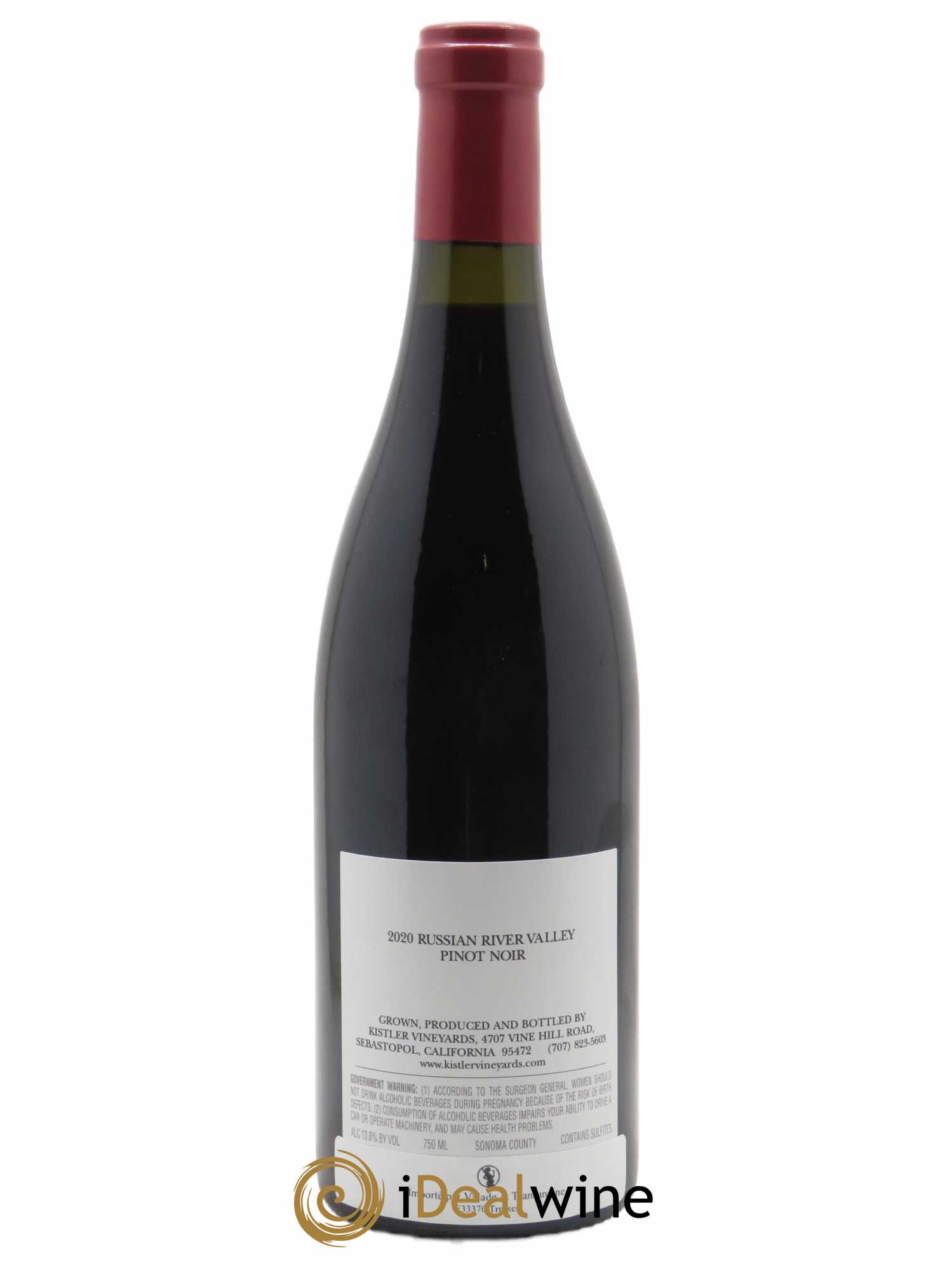 Sonoma Coast Pinot Noir Kistler 2020 - Lot de 1 bouteille - 1