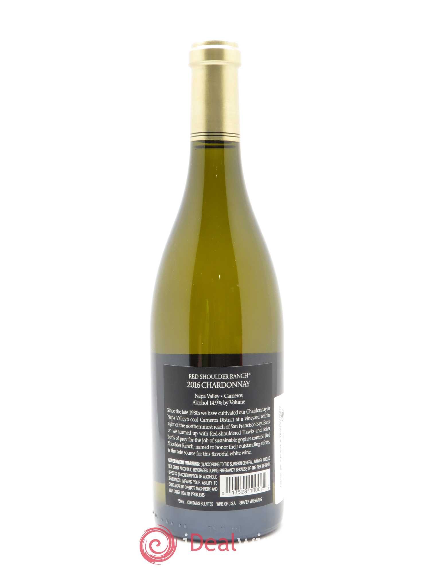 Stags Leap District Red Shoulder Ranch Chardonnay Shafer Vineyards 2016 - Lot de 1 bouteille - 1