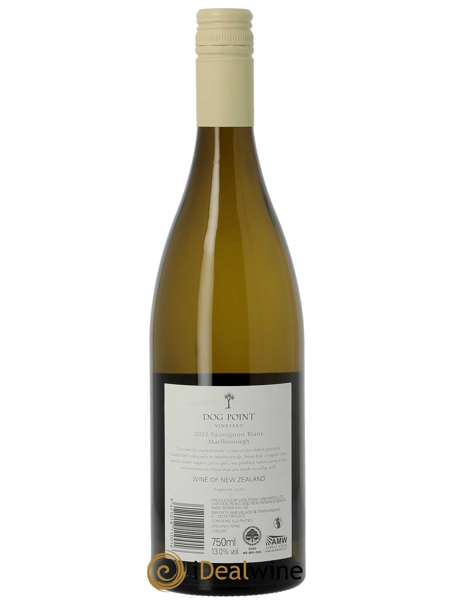 Marlborough  Dog Point  Sauvignon Blanc 2022 - Lot de 1 bouteille - 1