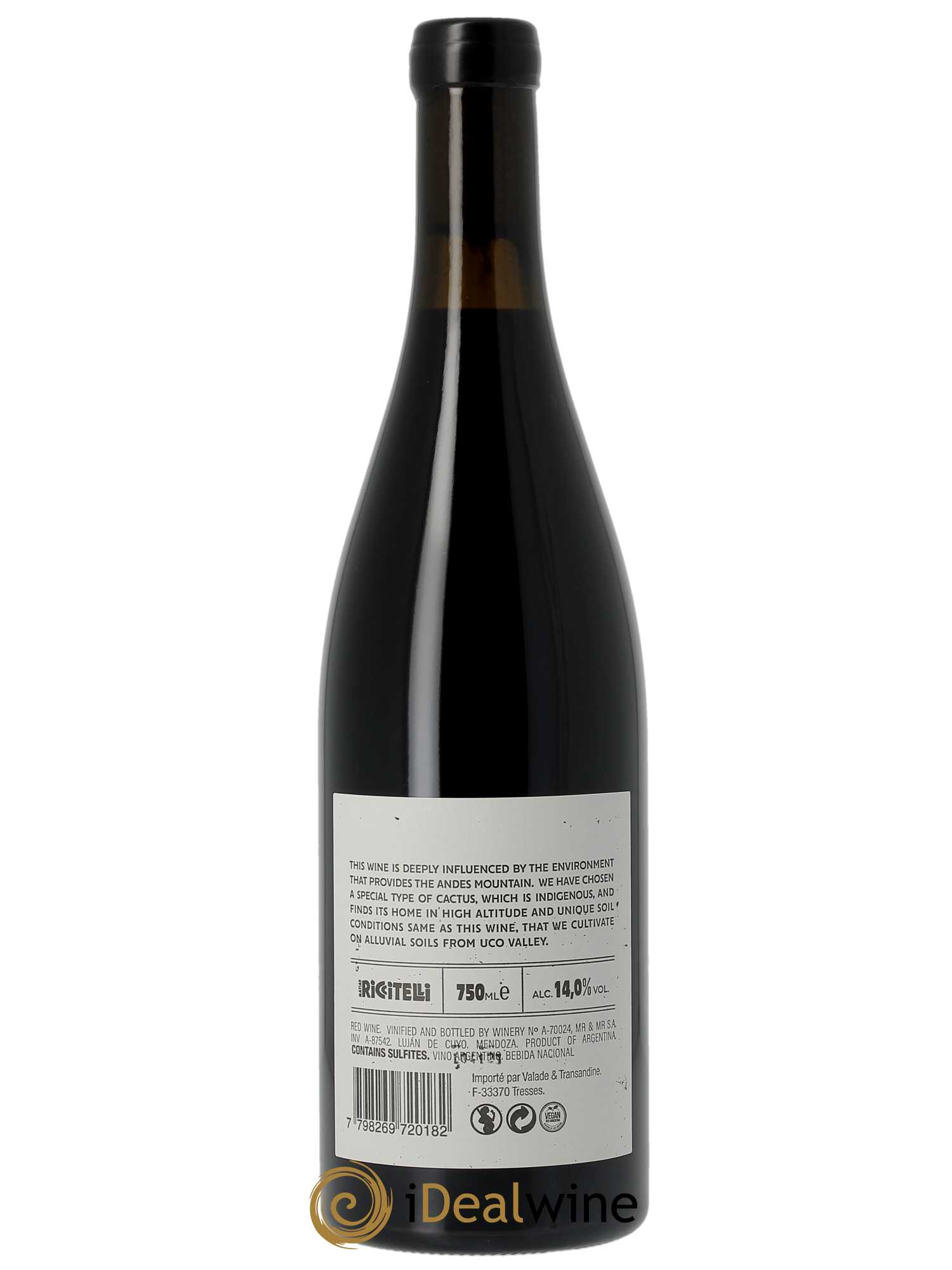 Gualtallary Matias Riccitelli Sobre Suelos Calcareos Malbec 2020 - Lot of 1 bottle - 1