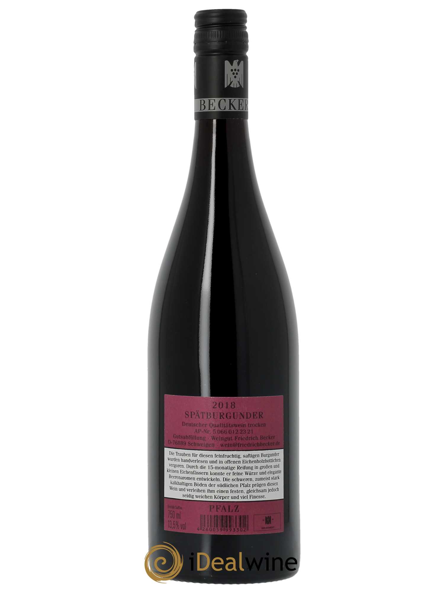 Spätburgunder Friedrich Becker 2018 - Lot of 1 bottle - 1