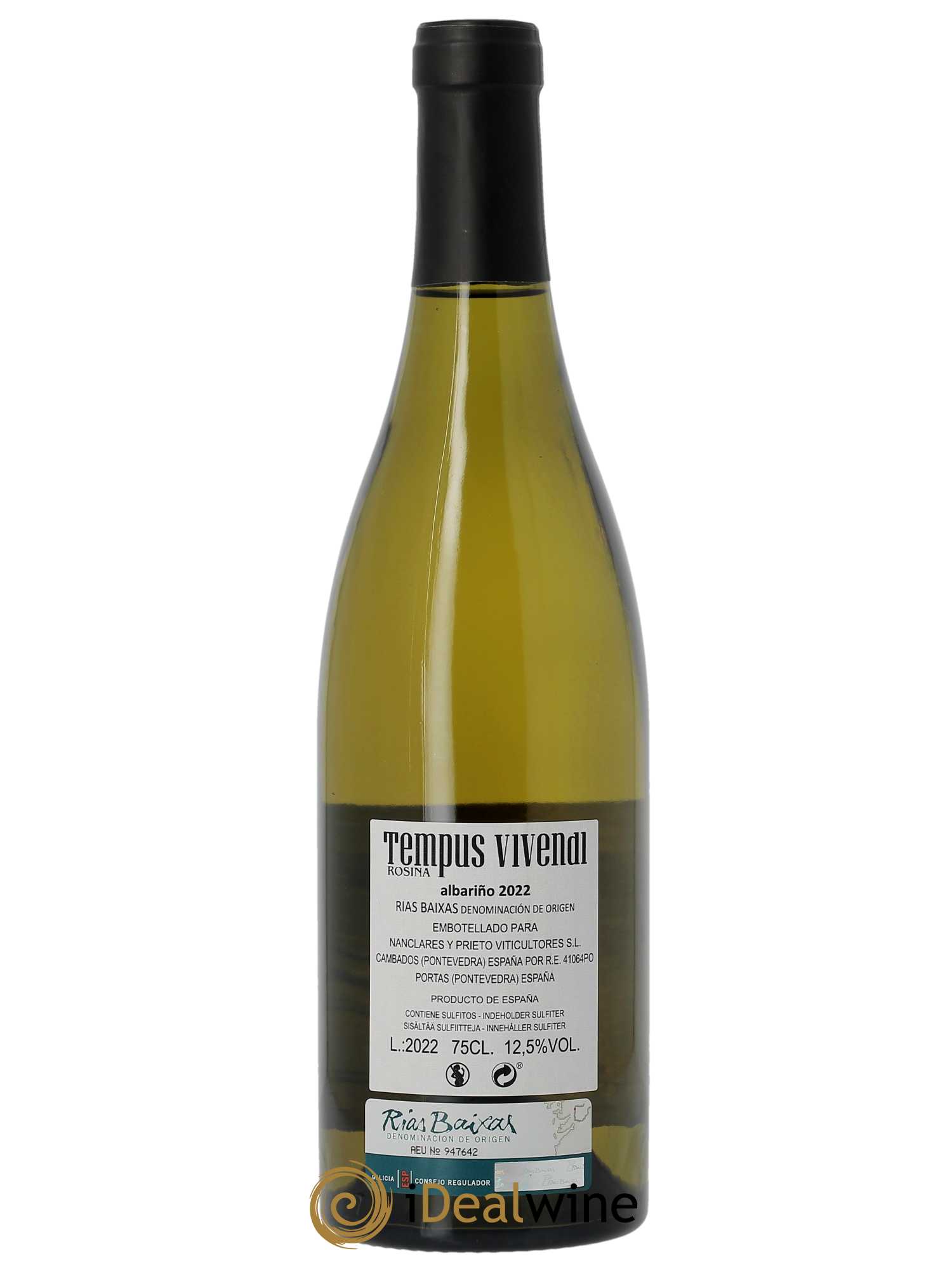 Rias Baixas Tempus Vivendi Nanclares y Prieto 2022 - Lot de 1 bouteille - 1