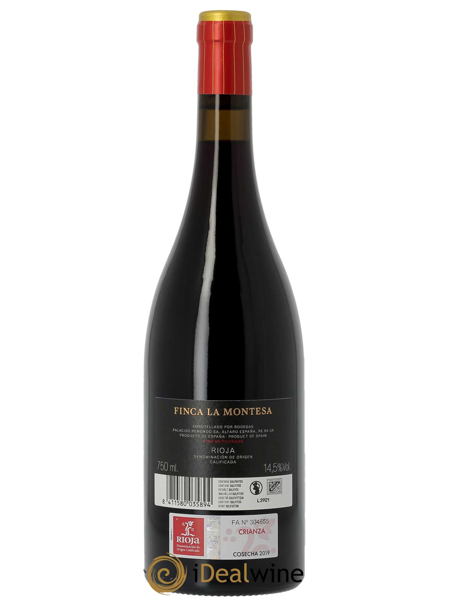 Rioja Palacios Remondo La Montesa 2019 - Lotto di 1 bottiglia - 3
