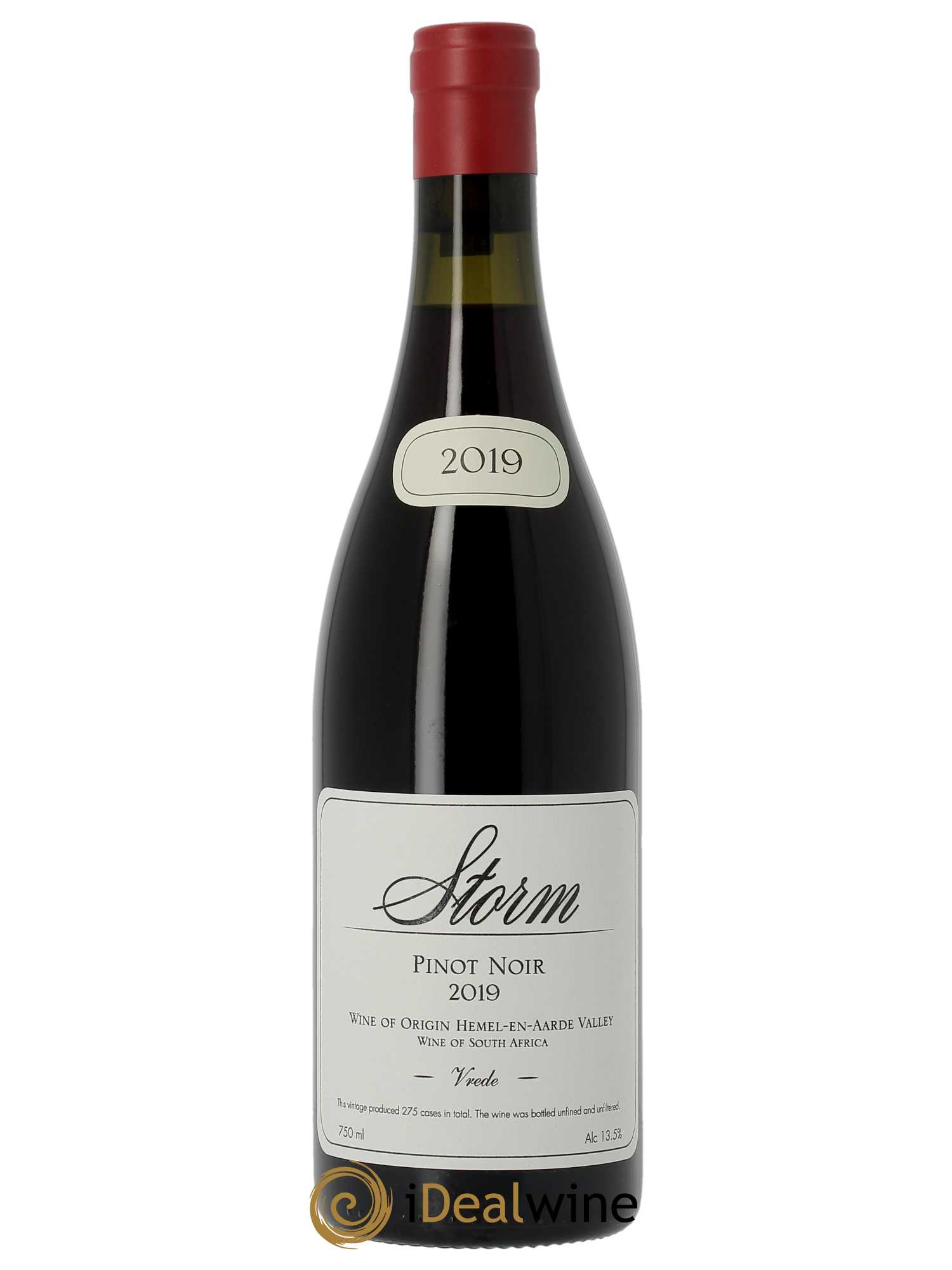 Hemel en Haarde Storm Wines Vrede Pinot Noir 2019 - Lot of 1 bottle - 0