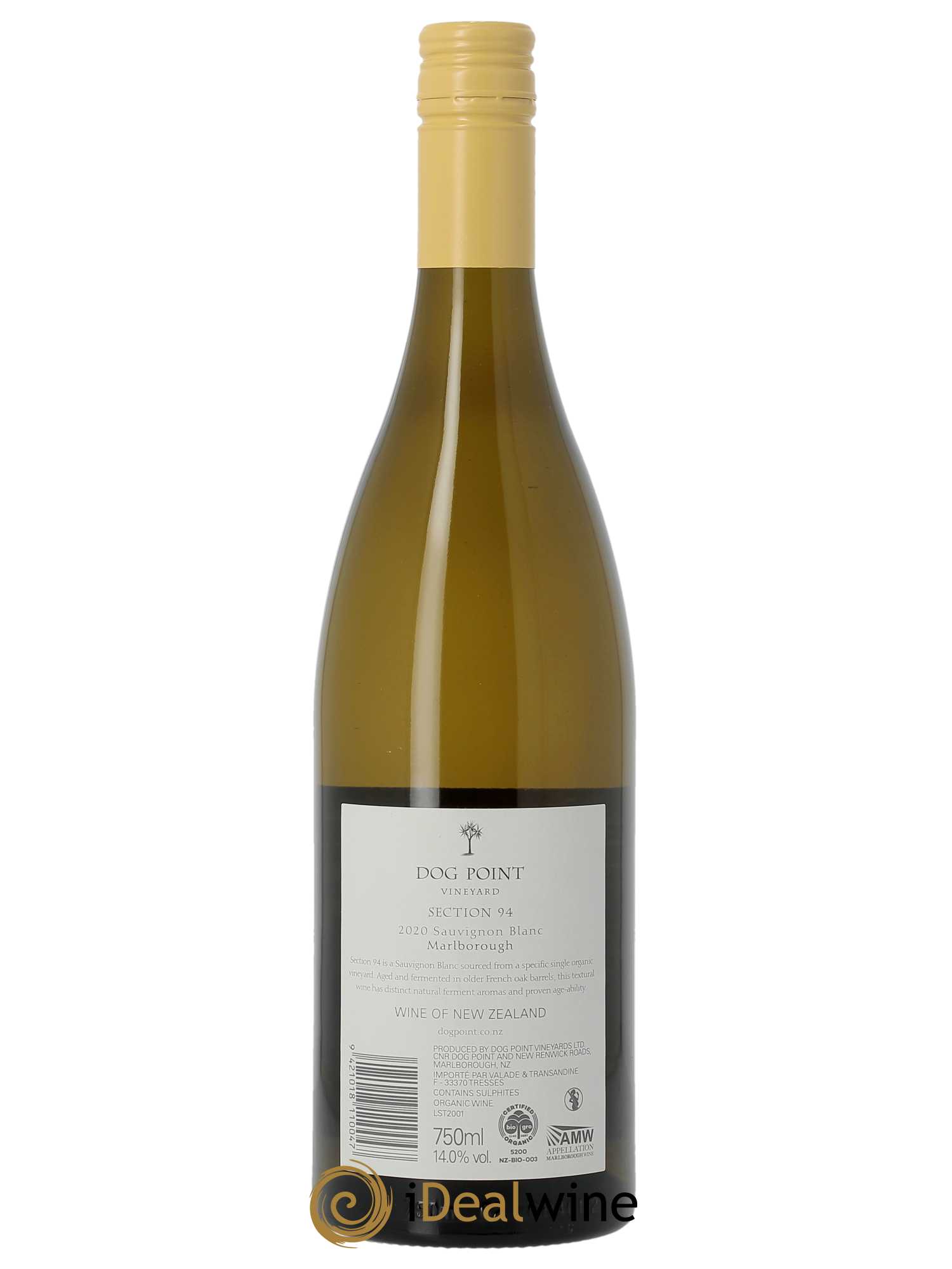 Marlborough Dog Point Section 94 Sauvignon Blanc 2020 - Lot of 1 bottle - 1