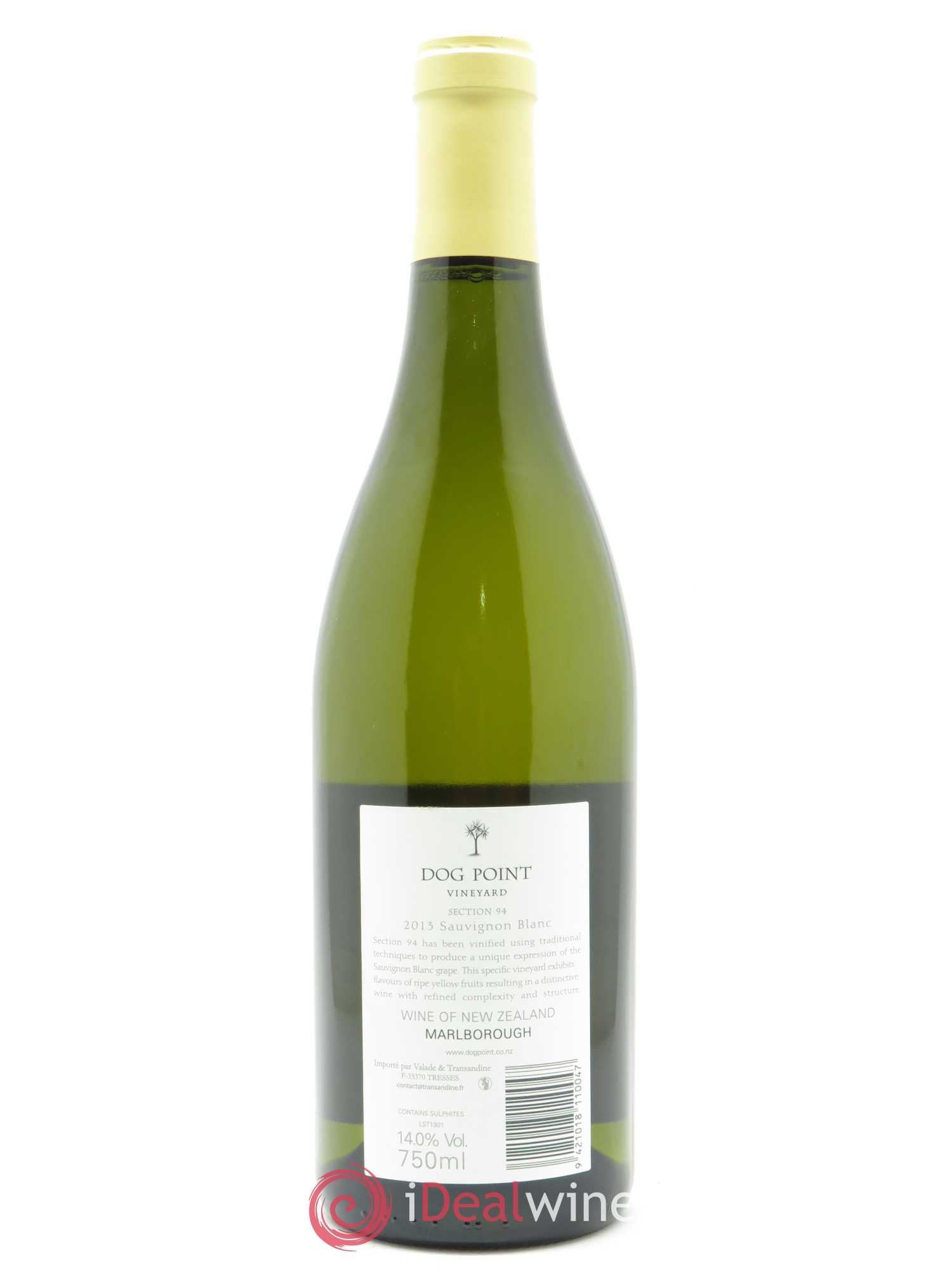 Marlborough Dog Point Section 94 Sauvignon Blanc 2013 - Lot de 1 bouteille - 1