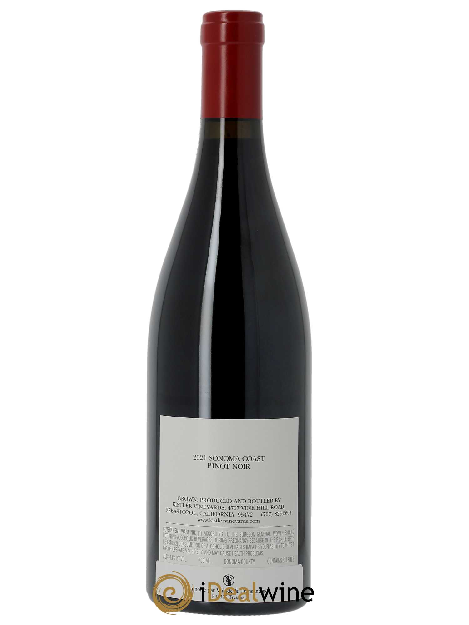 Sonoma Coast Pinot Noir Kistler 2021 - Lot of 1 bottle - 1
