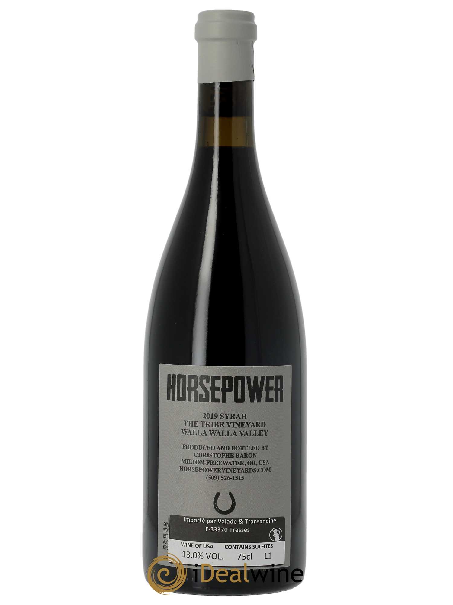 Walla Walla Valley Cayuse Horsepower The Tribe Vineyard Christophe Baron 2019 - Lot of 1 bottle - 1
