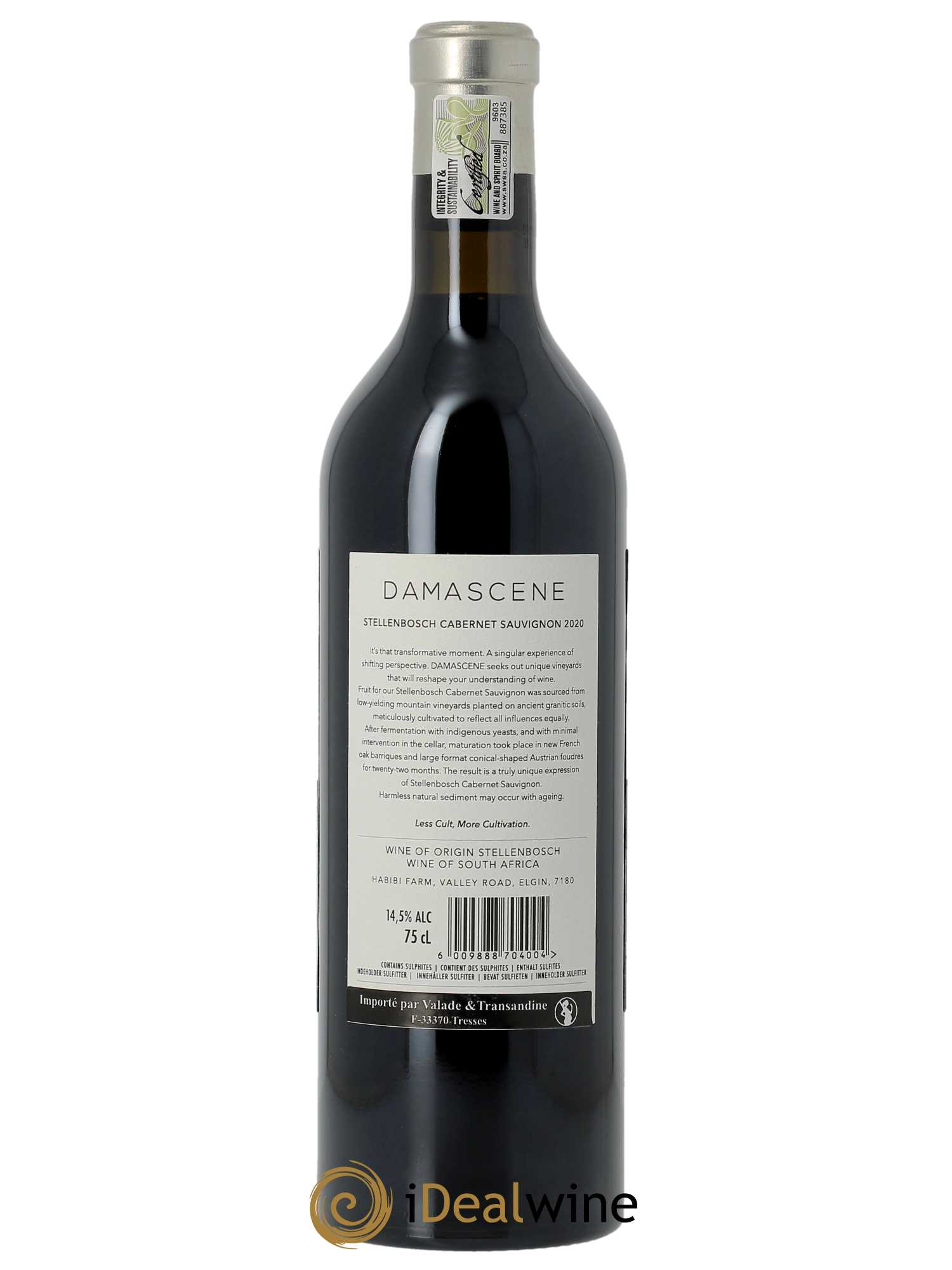 Stellenbosch Damascene Cabernet Sauvignon 2020 - Lot of 1 bottle - 1