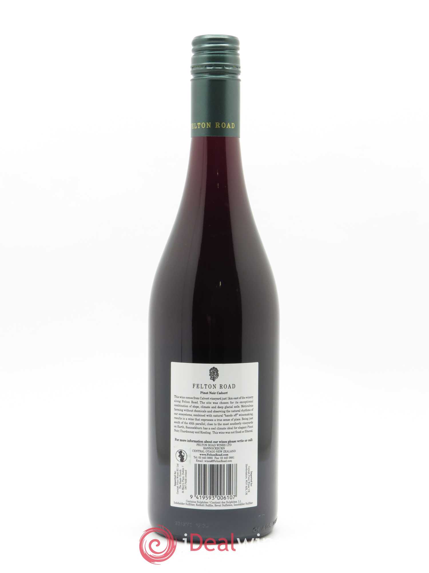 Central Otago Felton Road Calvert Pinot Noir 2018 - Lot of 1 bottle - 1
