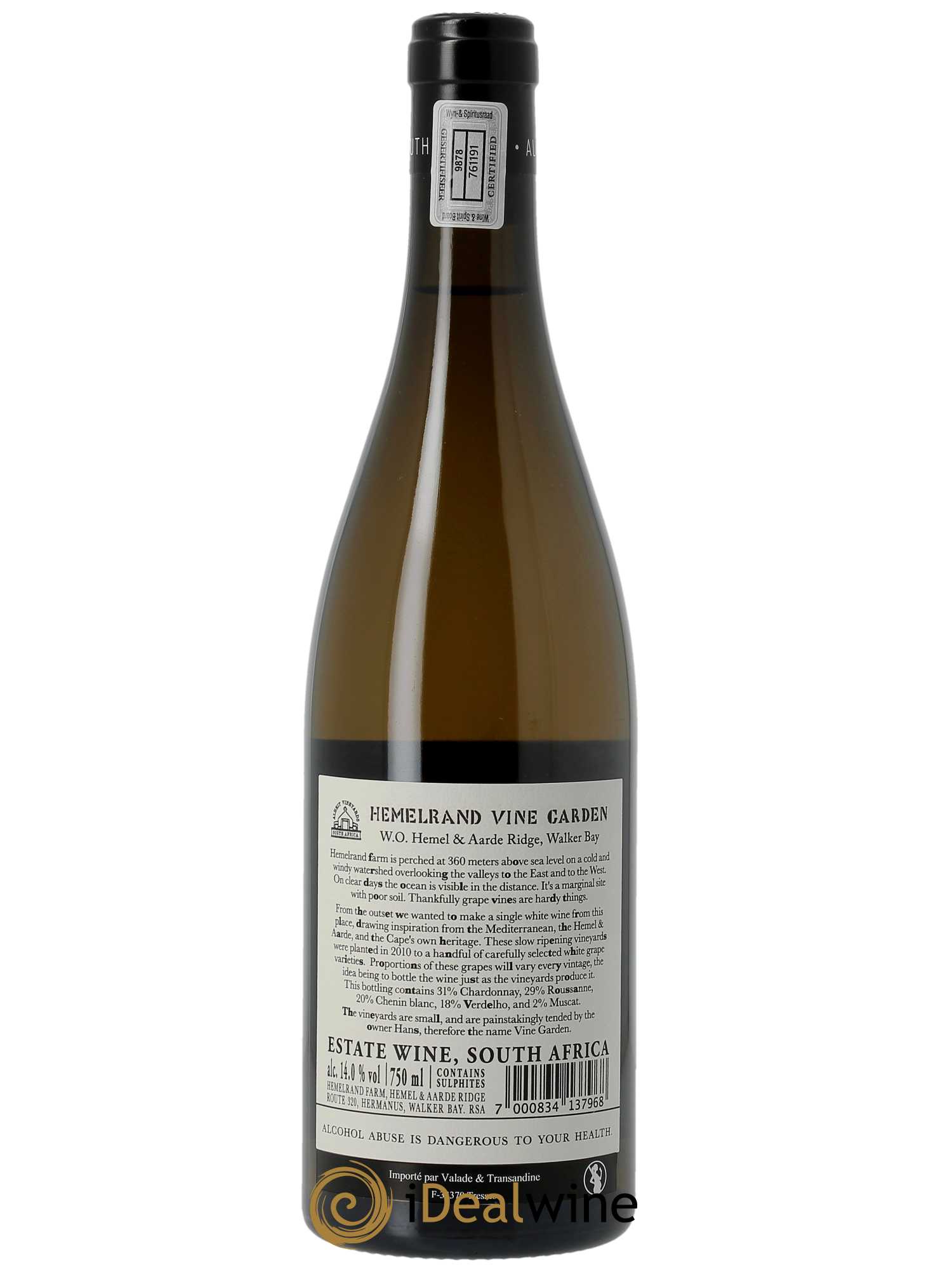 Hemel en Haarde Alheit Vineyards Hemelrand Vine Garden 2022 - Lot of 1 bottle - 1