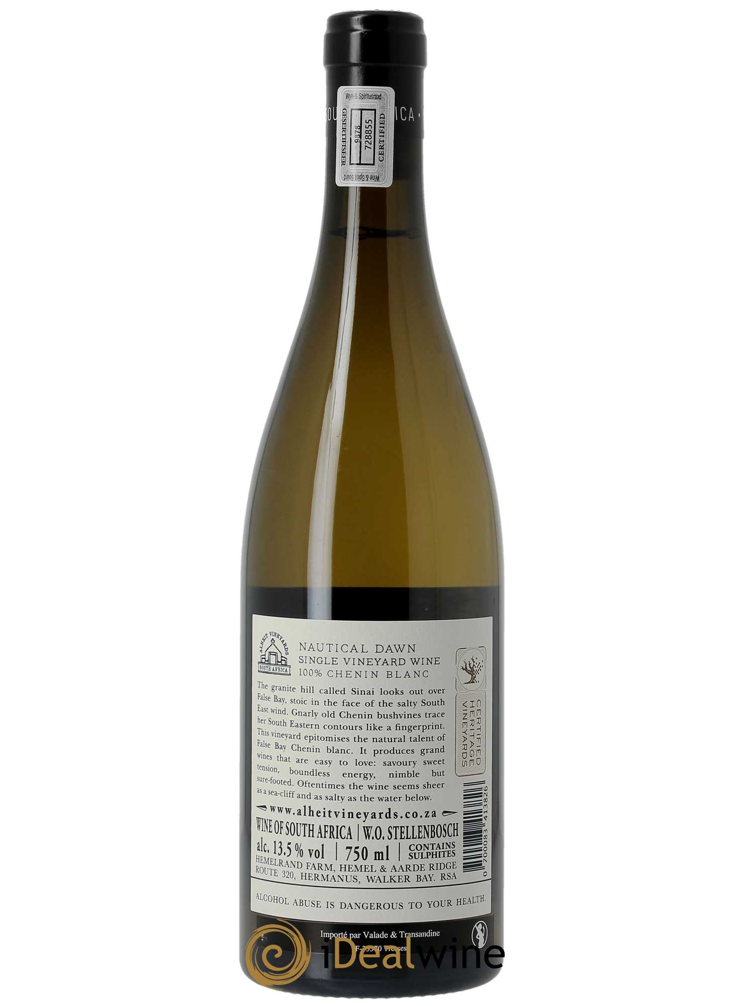 Stellenbosch Alheit Vineyards Nautical Dawn 2022 - Lot de 1 bouteille - 1