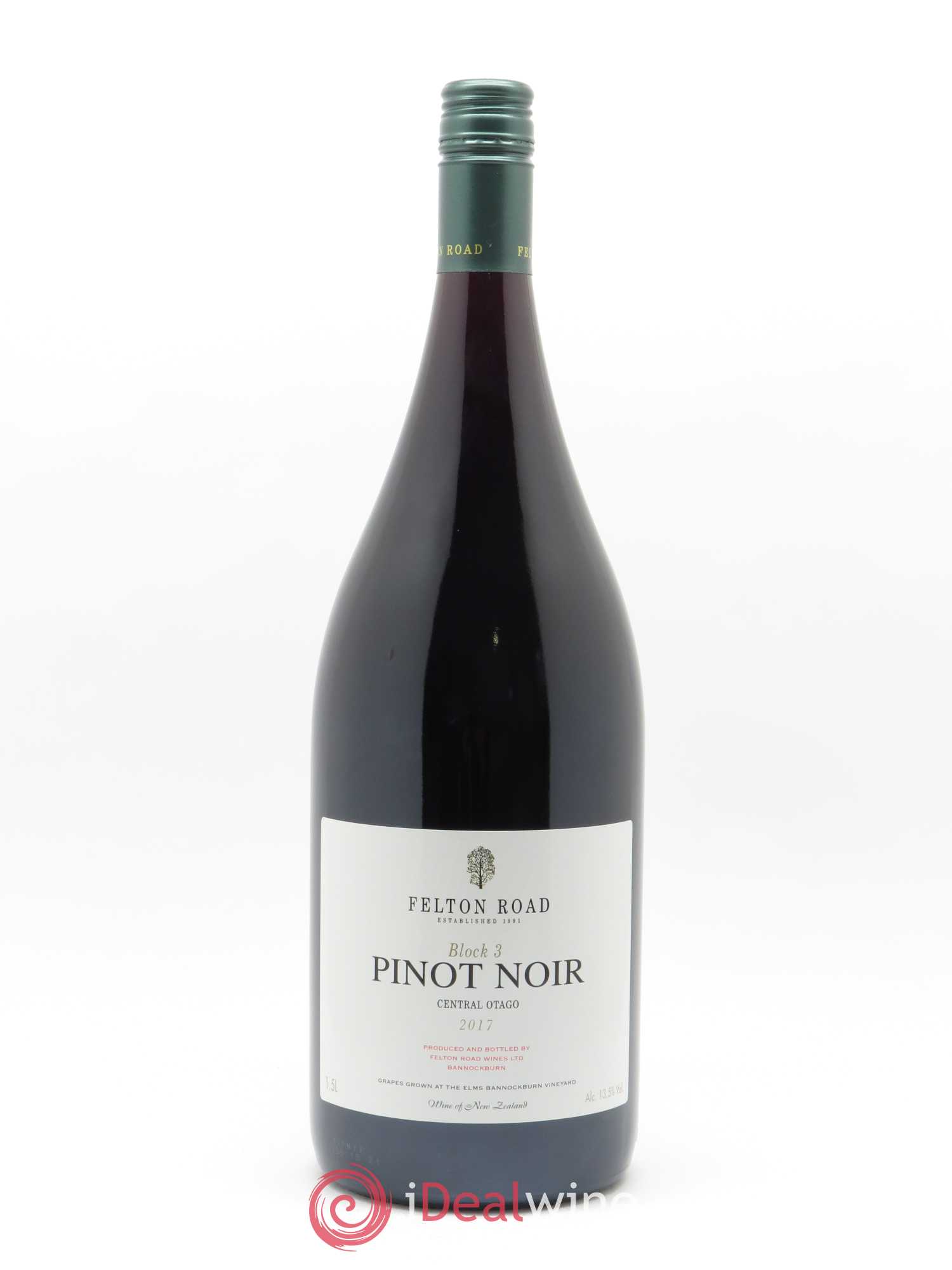 Central Otago Felton Road Block 3 Pinot Noir 2017 - Posten von 1 Magnum - 0