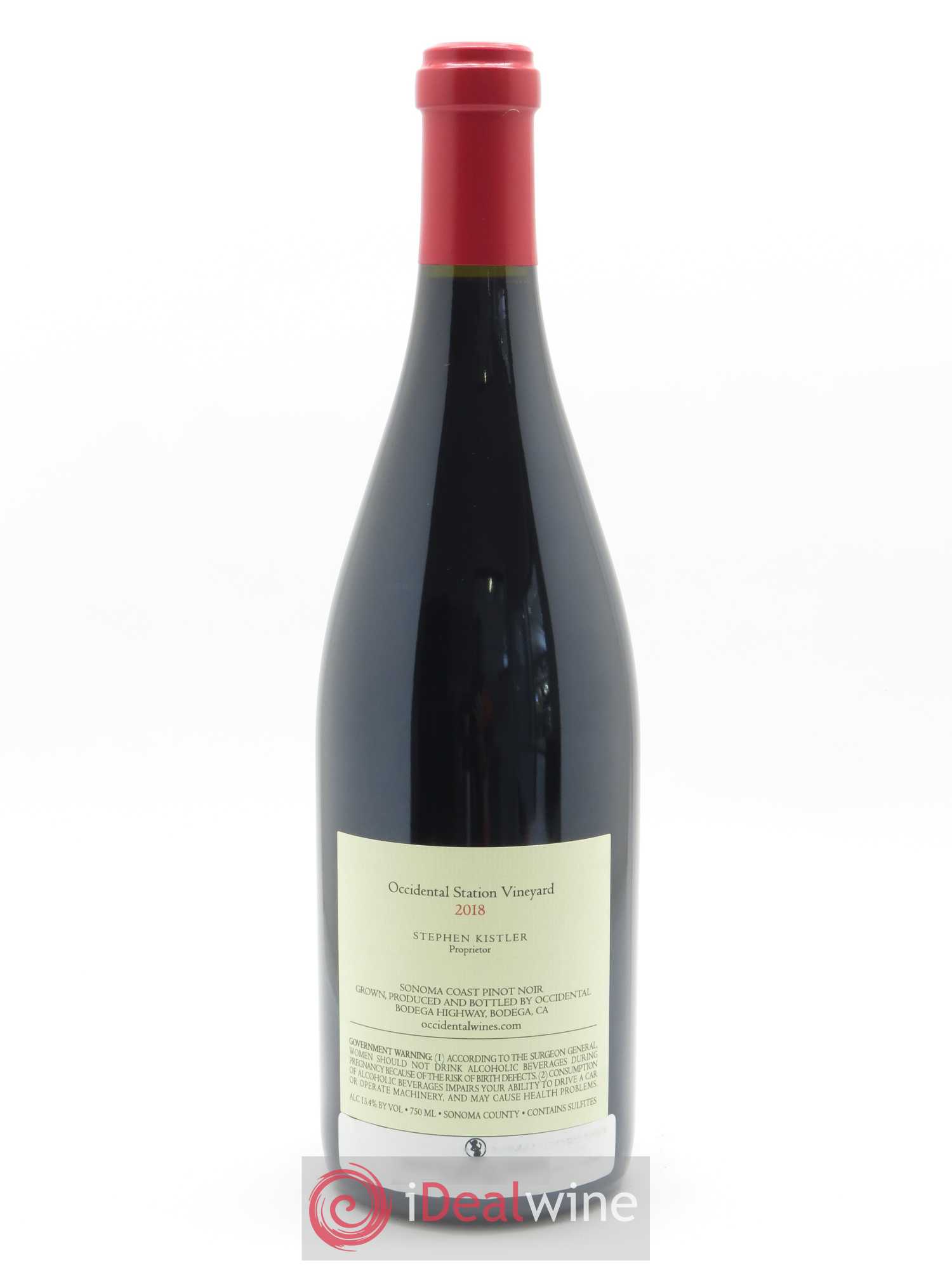 Sonoma Coast Occidental Station Vineyard 2018 - Lot de 1 bouteille - 1