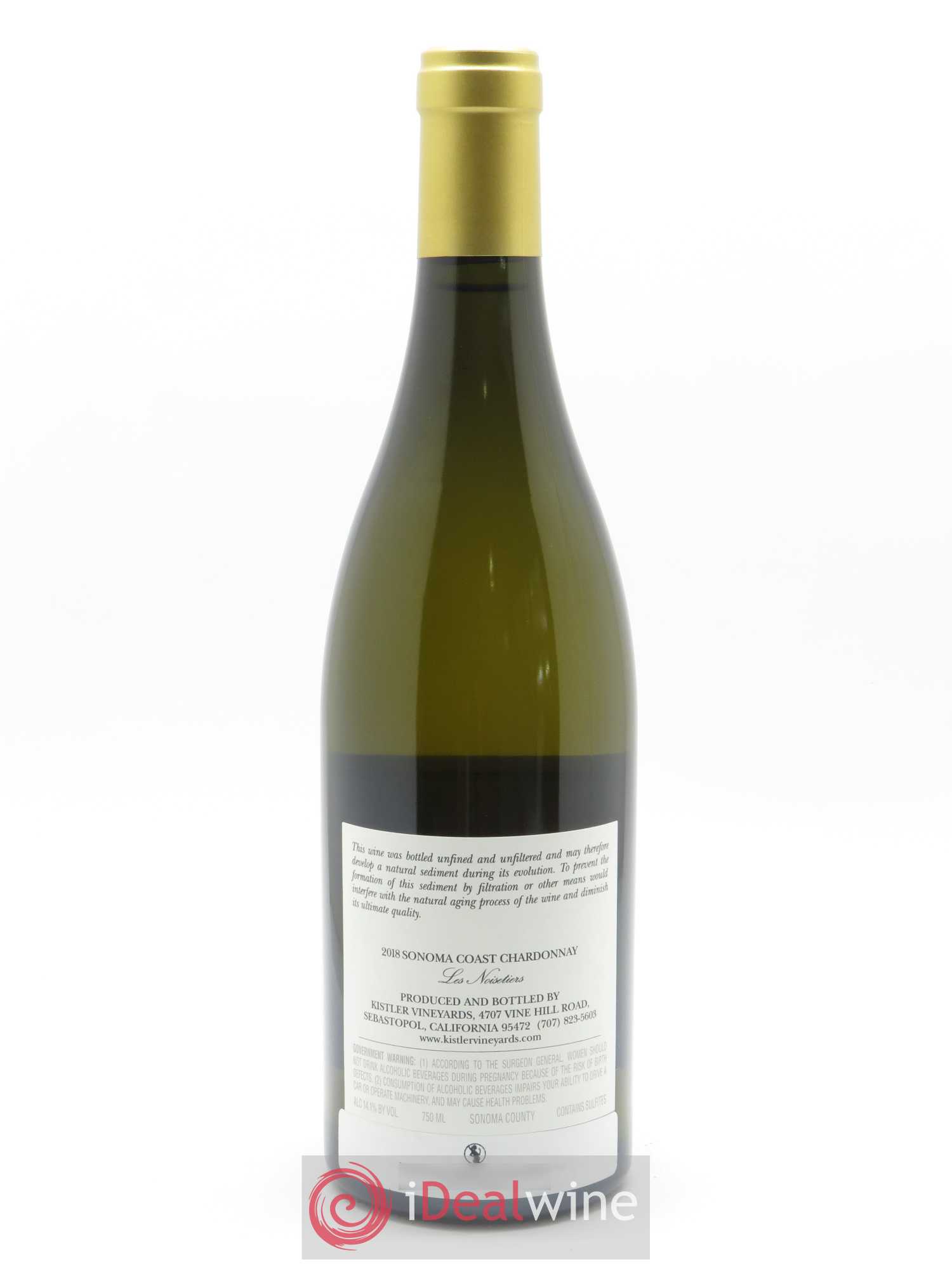 Sonoma Coast Kistler Les Noisetiers Chardonnay Kistler 2018 - Lot de 1 bouteille - 1