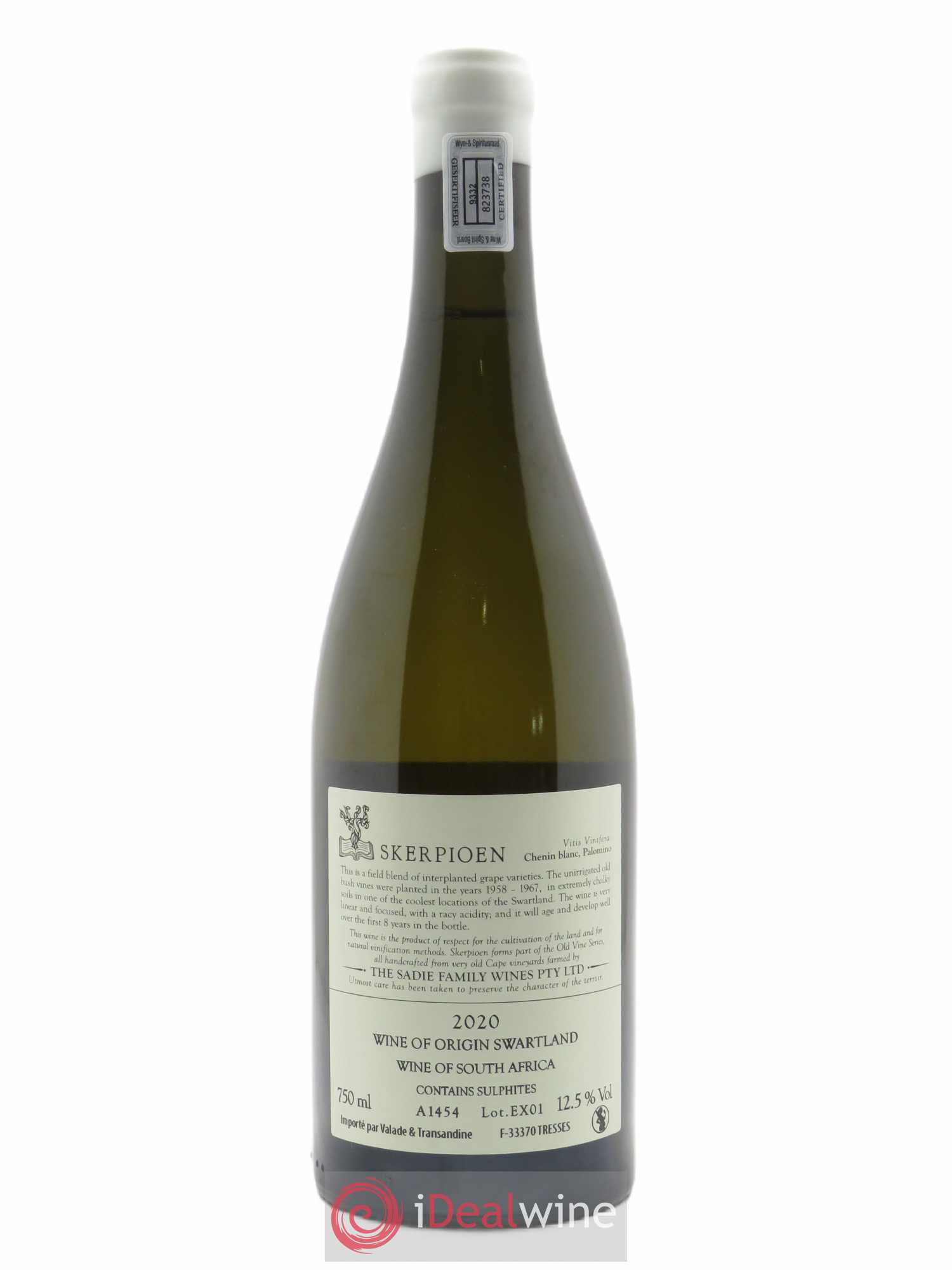 Swartland The Sadie Family WO Skerpioen 2020 - Lot de 1 bouteille - 1