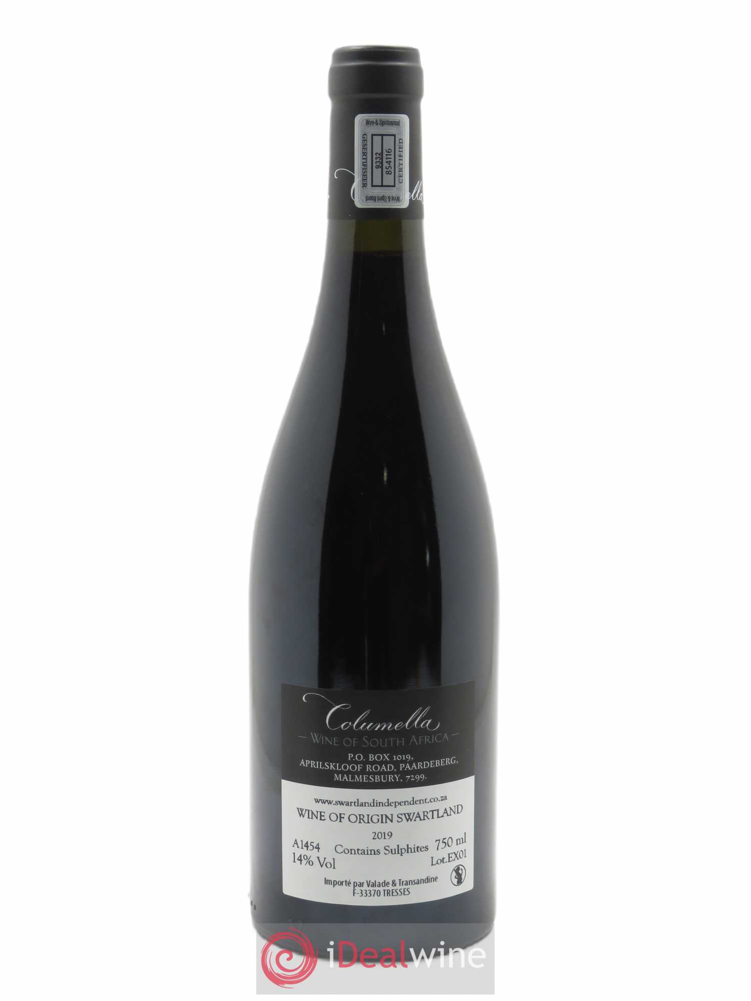 Swartland The Sadie Family Columella 2019 - Lot de 1 bouteille - 1