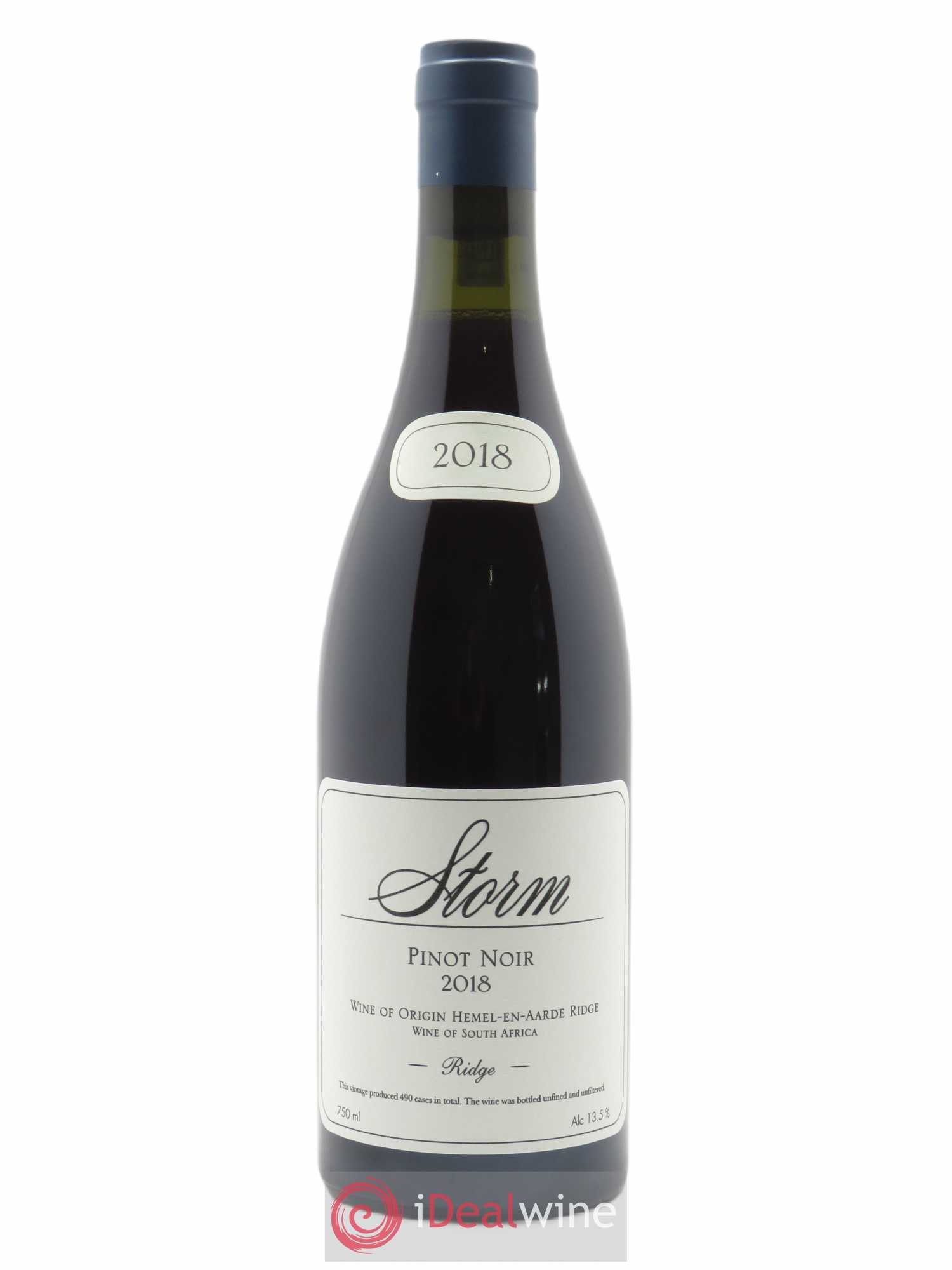 Hemel en Haarde Storm Wines Ridge Pinot noir 2018 - Lot of 1 bottle - 0
