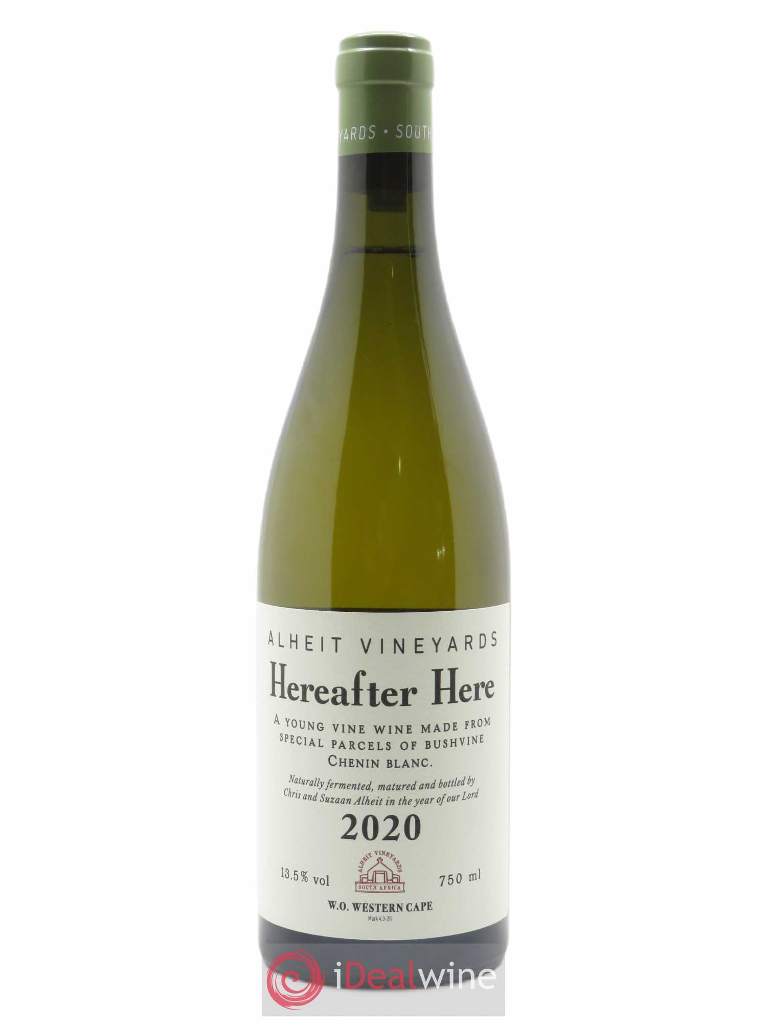 Western Cape Alheit Vineyards Hereafter Here 2020 - Lot de 1 bouteille - 0