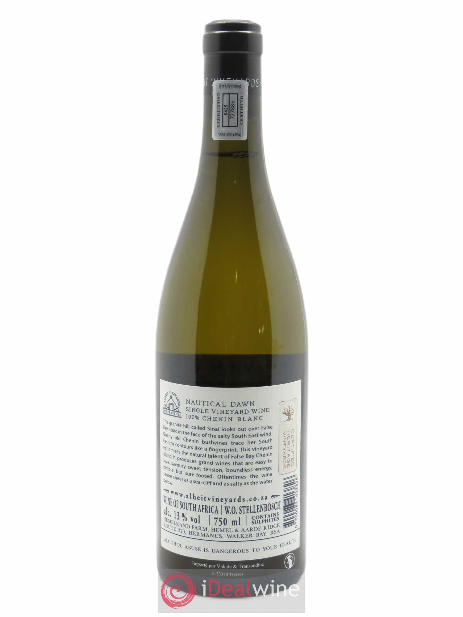 Stellenbosch Alheit Vineyards Nautical Dawn 2020 - Lot de 1 bouteille - 1
